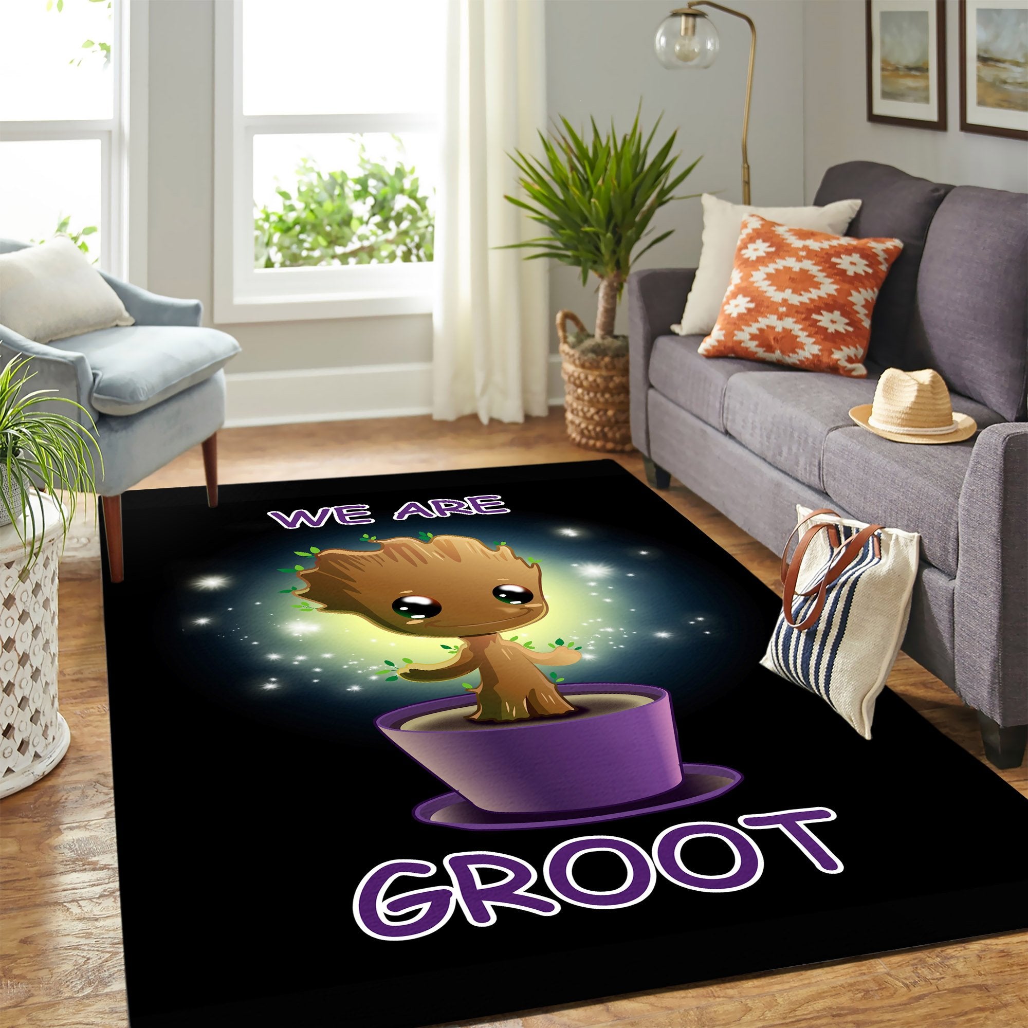 Baby Groot Guardians Of The Galaxy Carpet