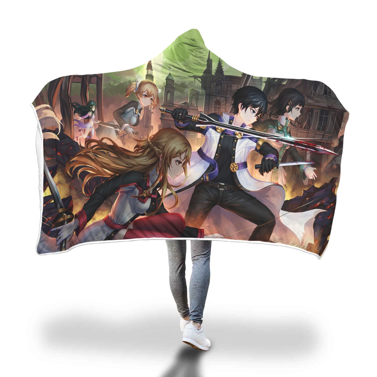 Sword Art Online Hooded Blanket