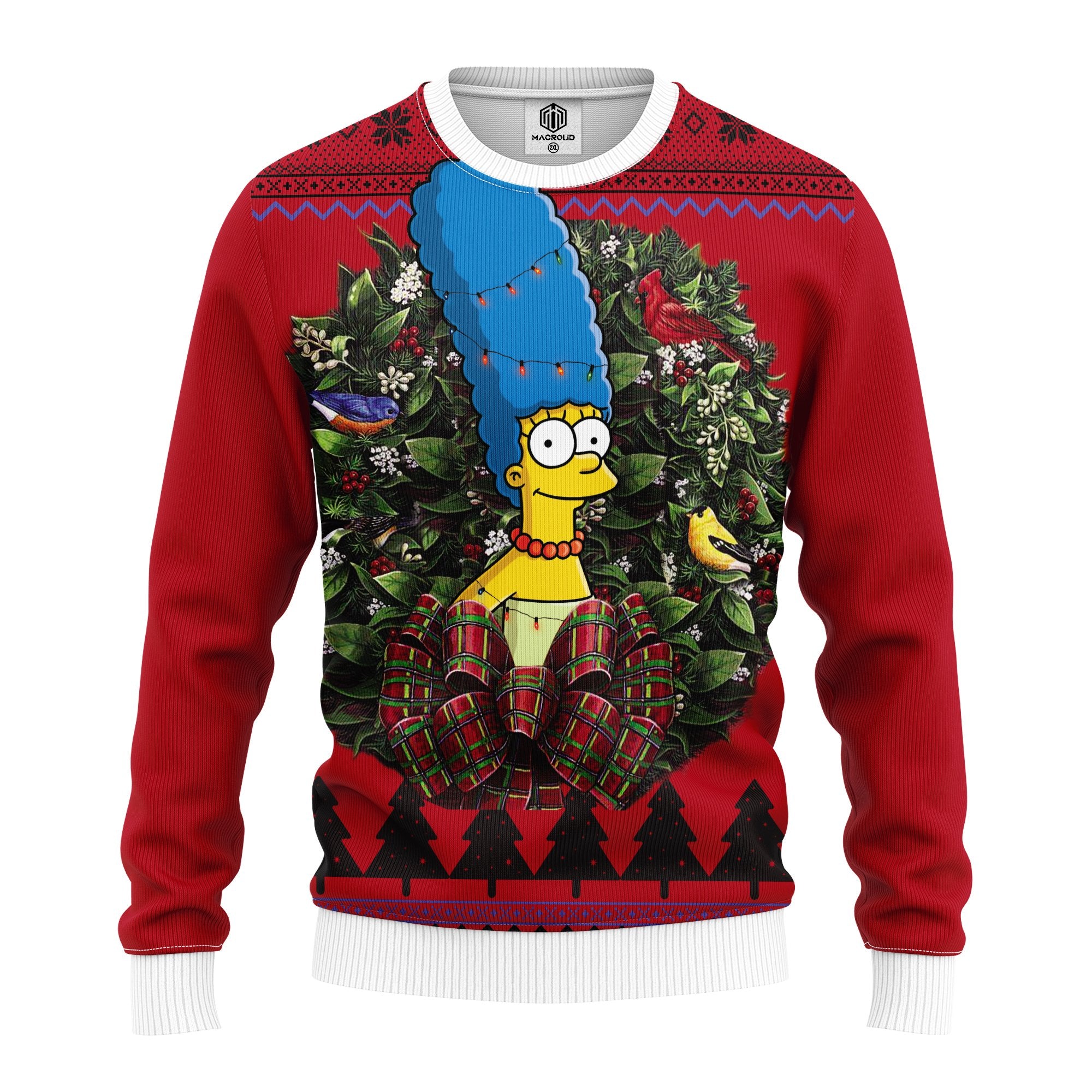 Marge Simpson The Simpsons Noel Mc Ugly Christmas Sweater Thanksgiving Gift