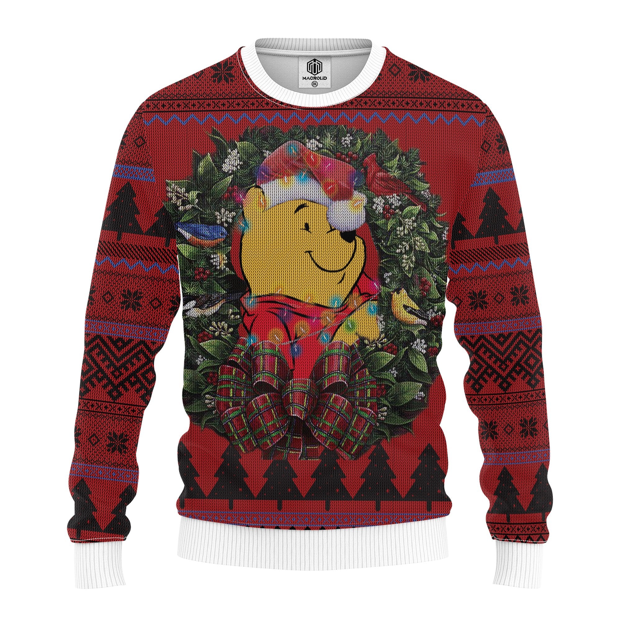 Pooh Winnie The Pooh Mc Ugly Christmas Sweater Thanksgiving Gift