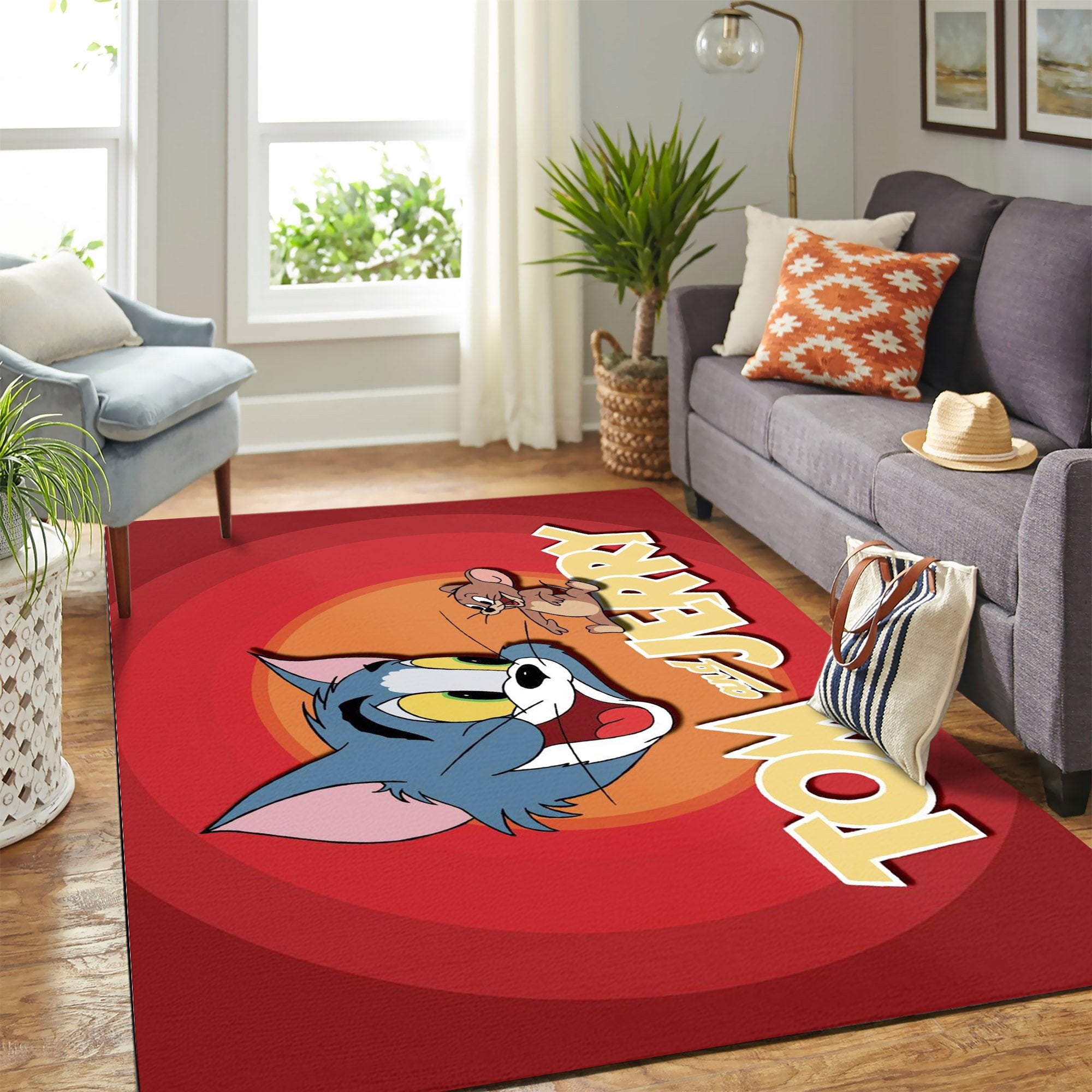 Tom & Jerry Cartoon Carpet