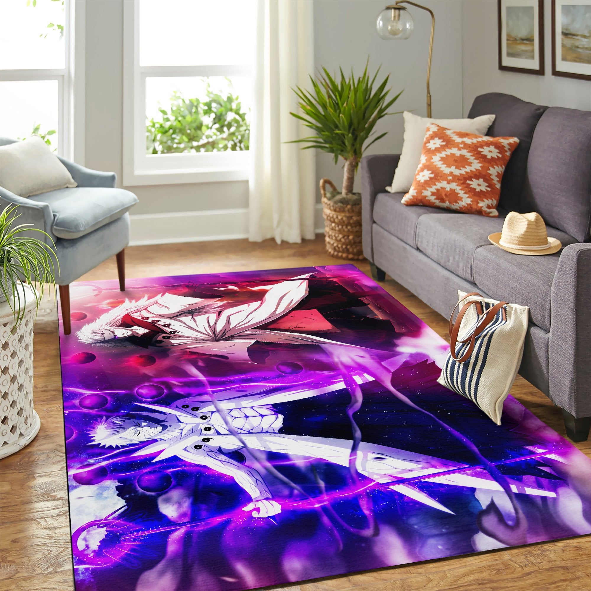 Obito Madara Naruto Carpet Rug