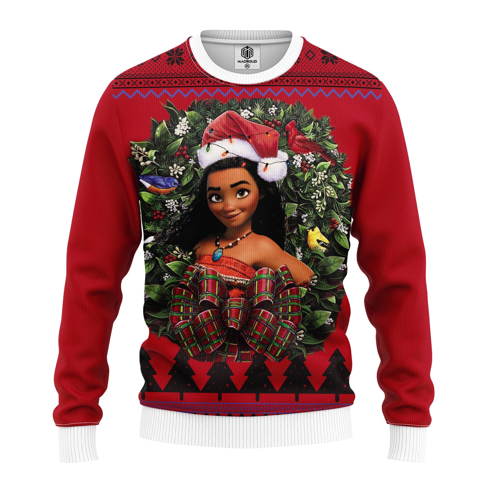 Moana Noel Mc Ugly Christmas Sweater Thanksgiving Gift