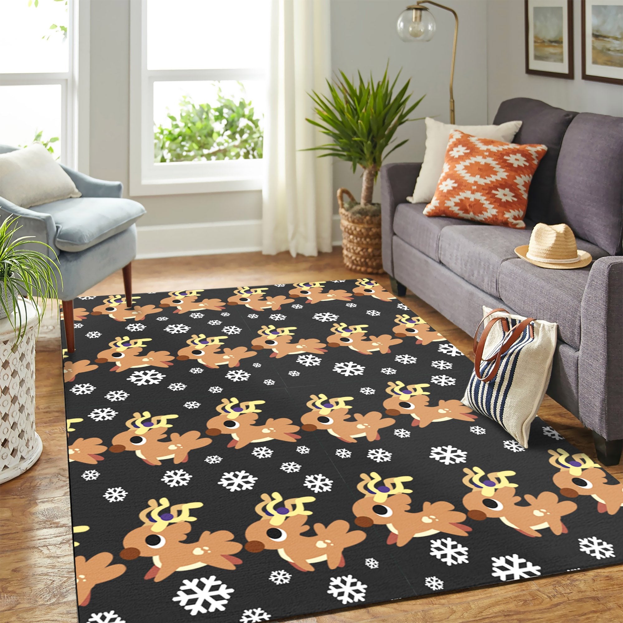 Pokemon Deer Pattern Carpet