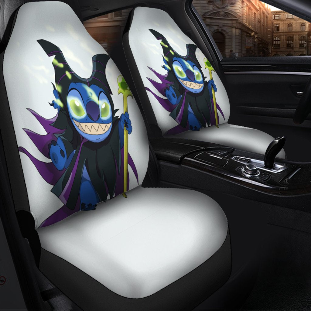 Maleficent Stitch Seat Cover