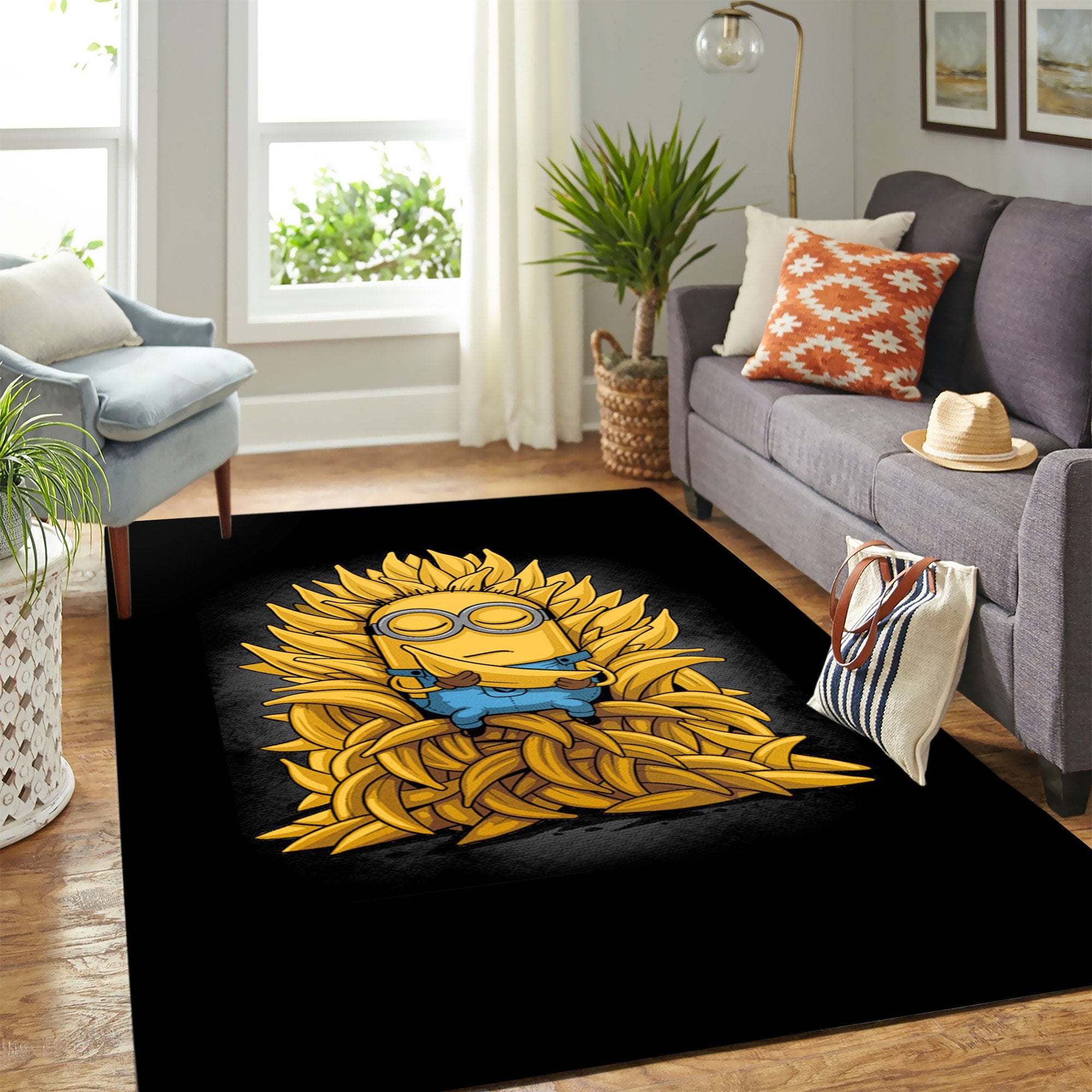 Minion King Of Banana Carpet