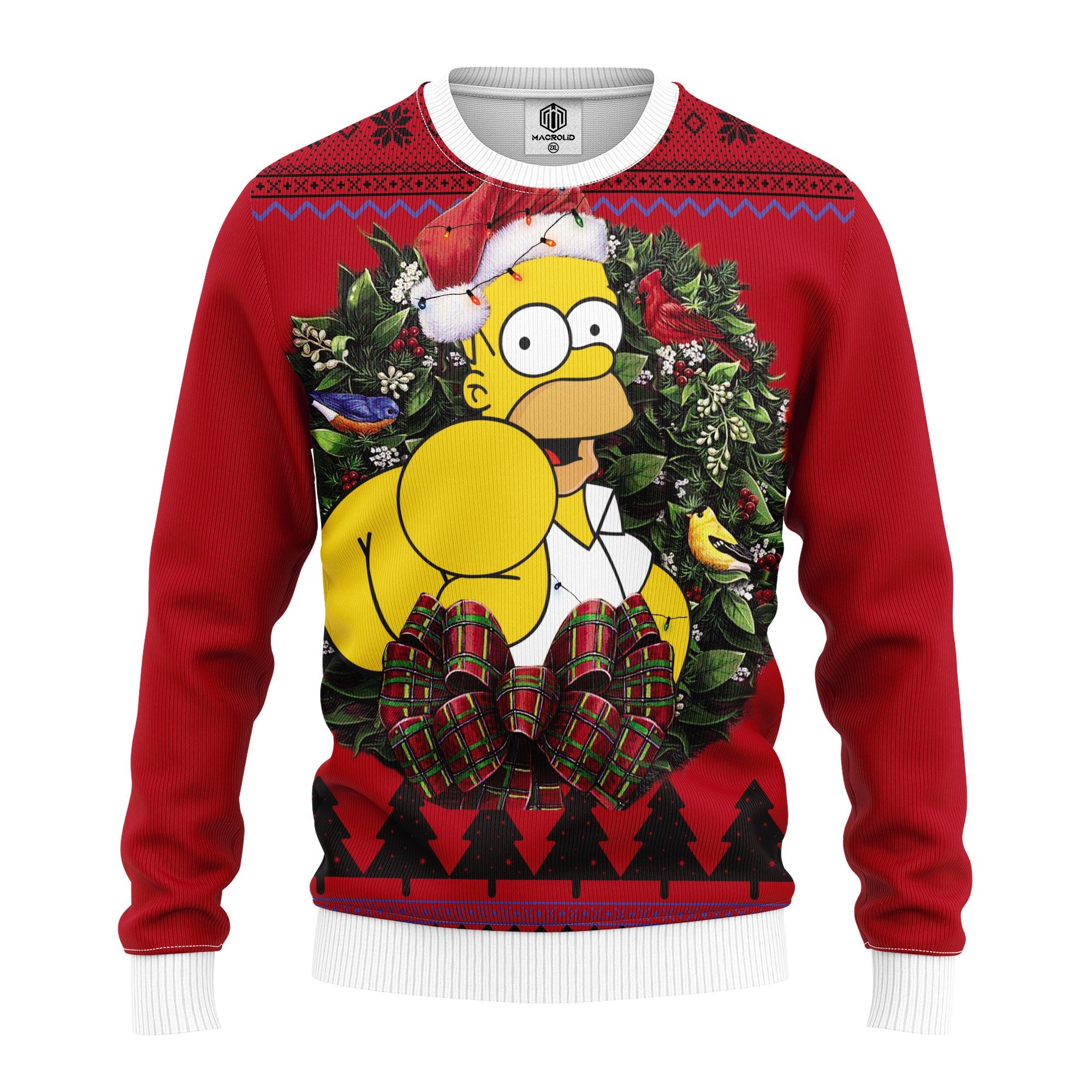 Simpsons Homer Noel Mc Ugly Christmas Sweater Thanksgiving Gift