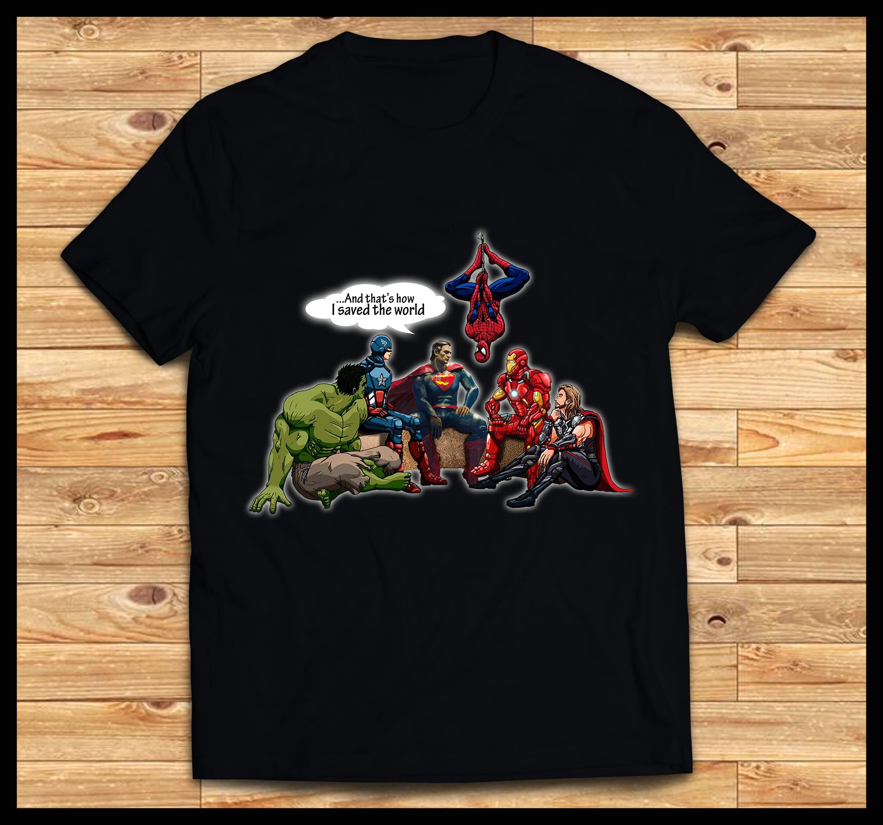 Superman And Avengers Shirt