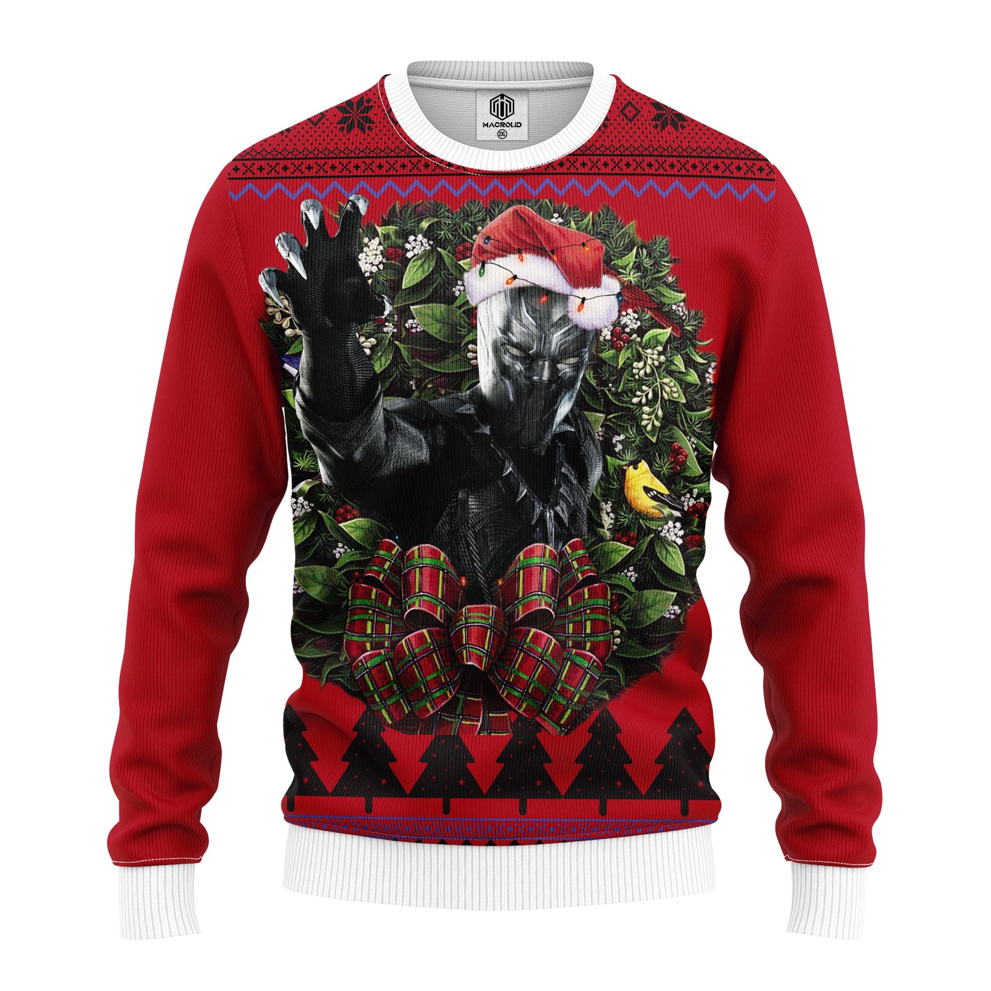 Black Panther New Noel Mc Ugly Christmas Sweater Thanksgiving Gift