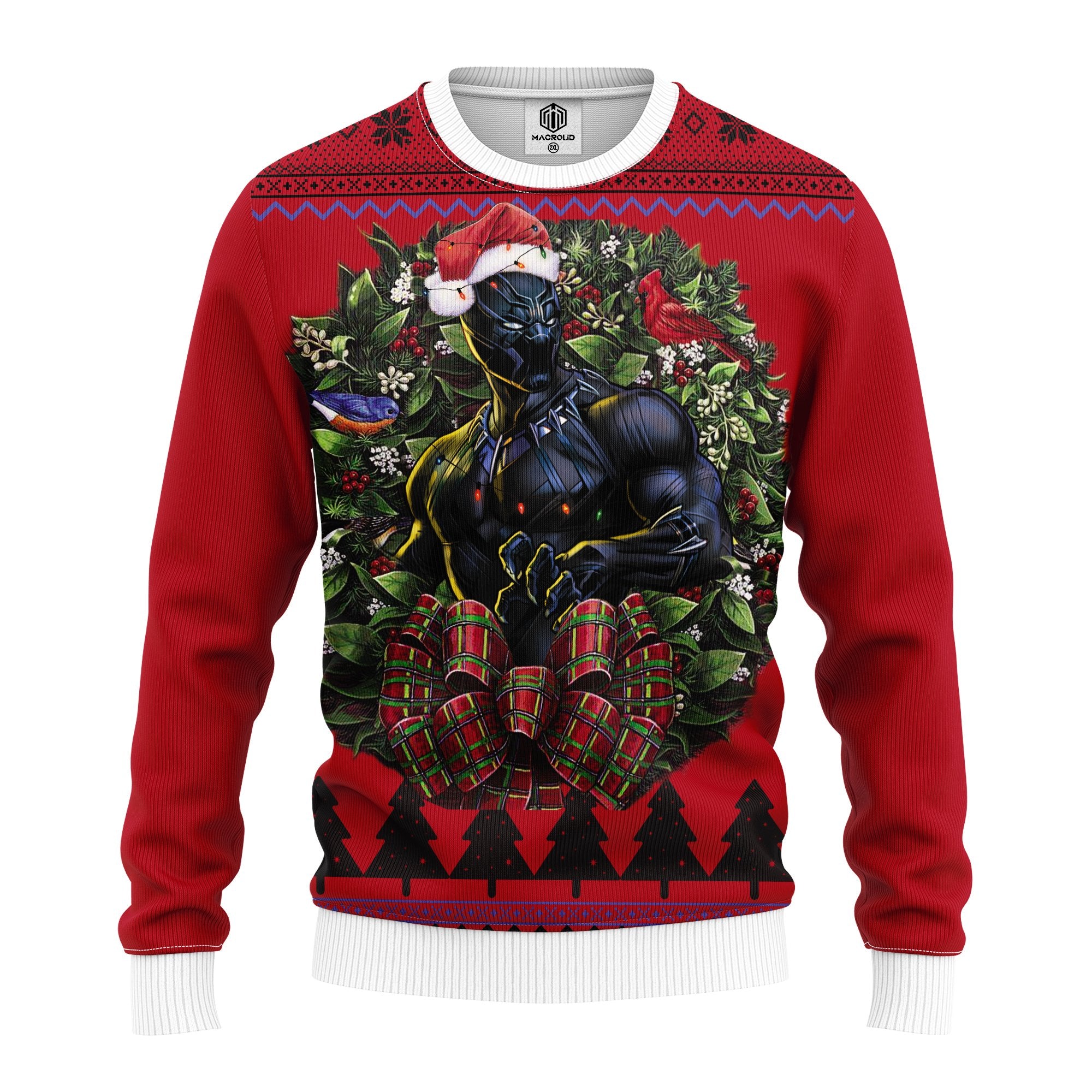 Black Panther Noel Mc Ugly Christmas Sweater Thanksgiving Gift