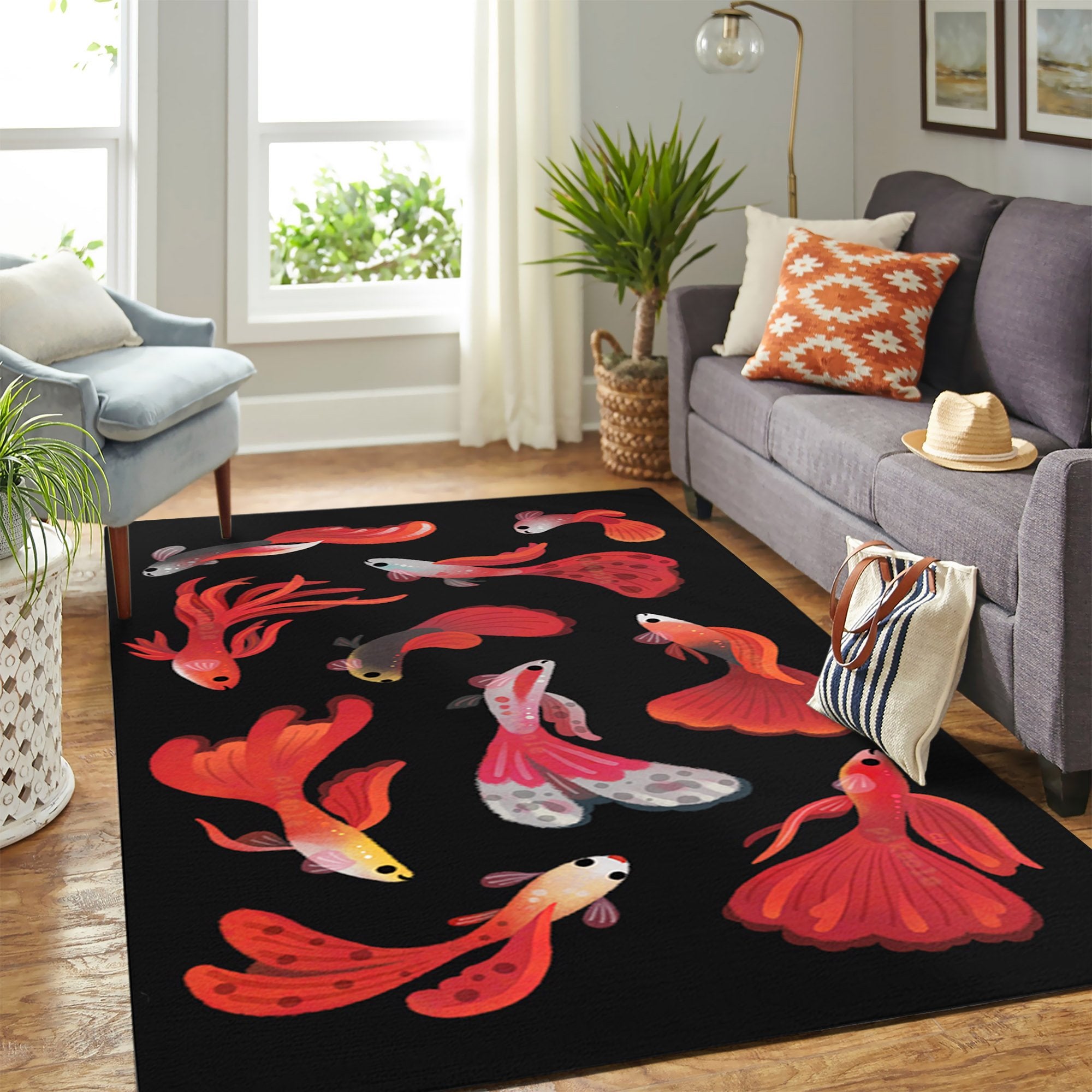 Red Fish New Carpet