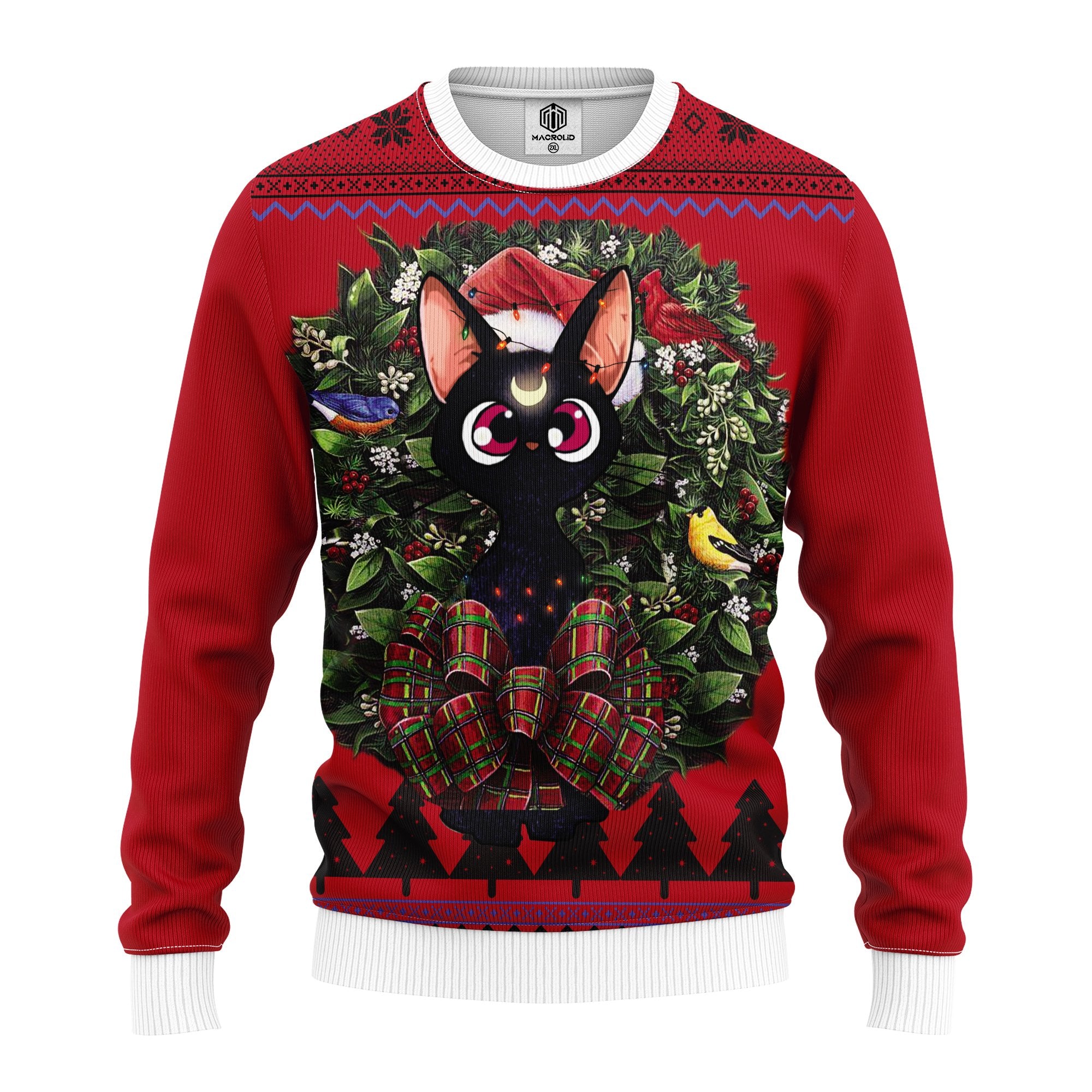 Sailor Cat Noel Mc Ugly Christmas Sweater Thanksgiving Gift