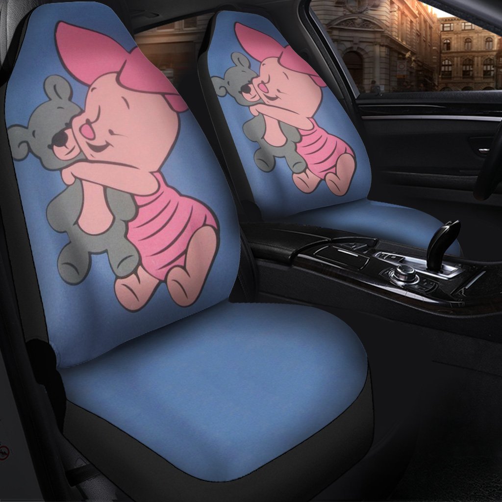Piglet And Teddy Seat Cover