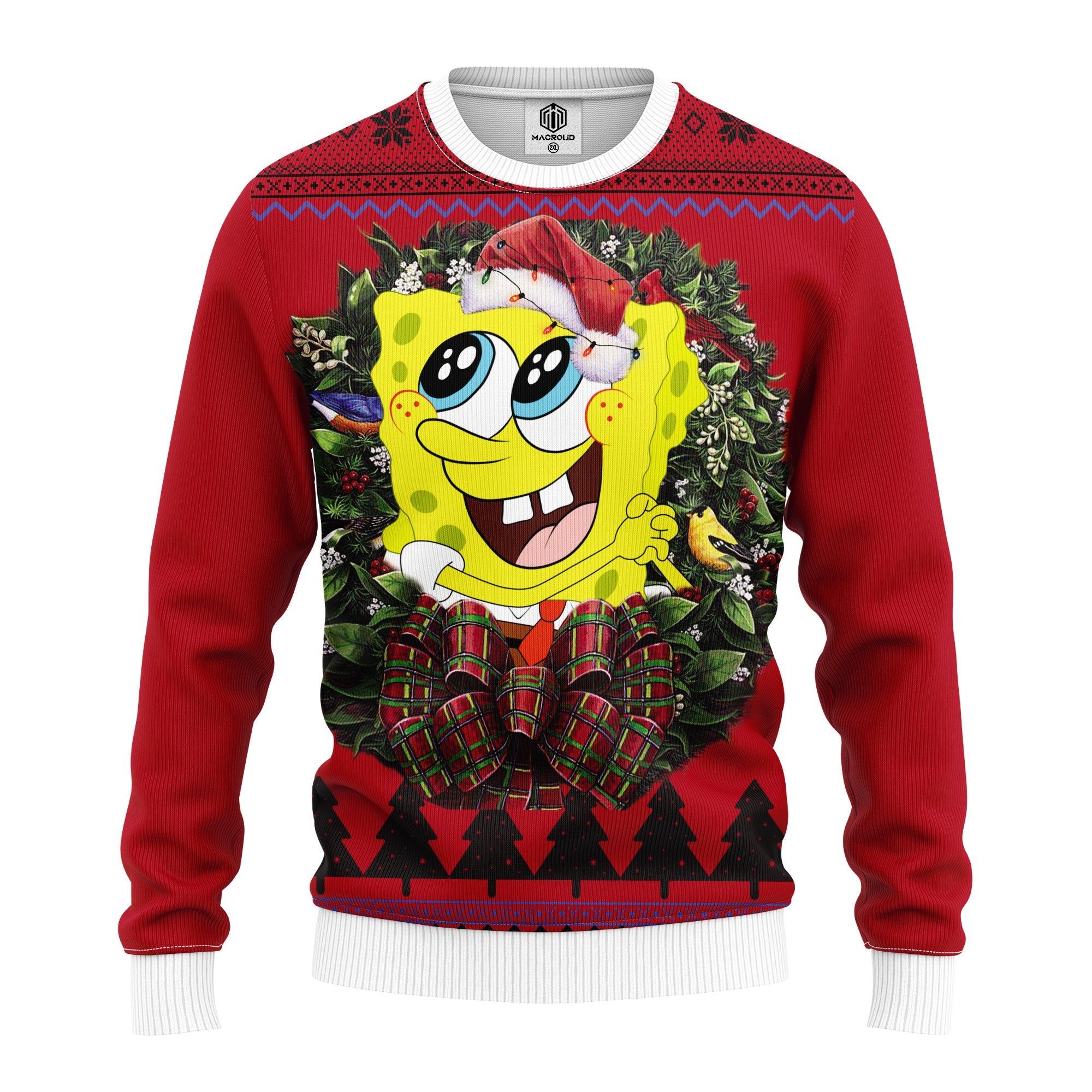 Spongebob Squarepants Noel Mc Ugly Christmas Sweater Thanksgiving Gift