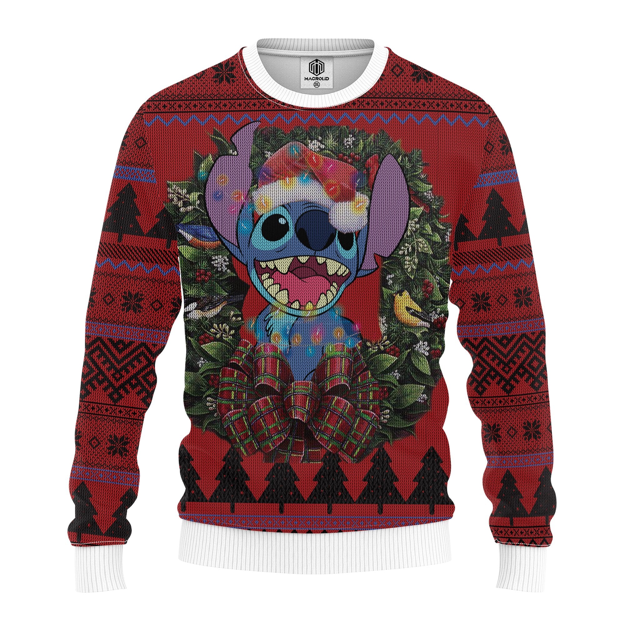 Stitch Growl Mc Ugly Christmas Sweater Thanksgiving Gift