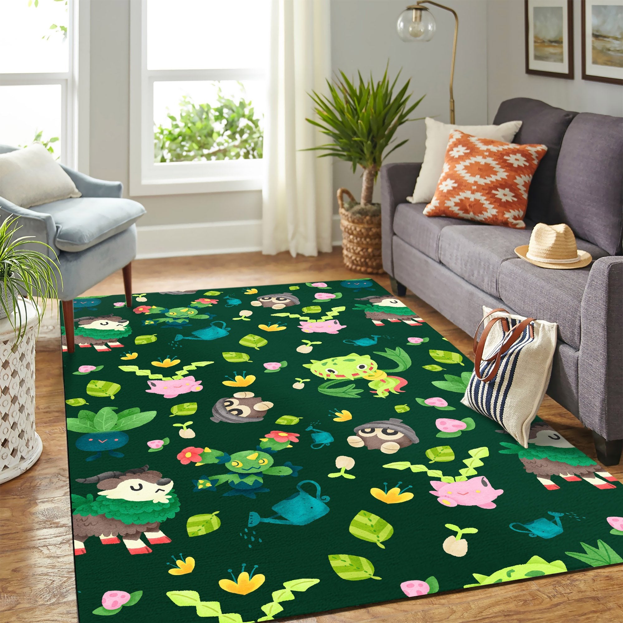 Pokemon Green 1 Carpet Rug