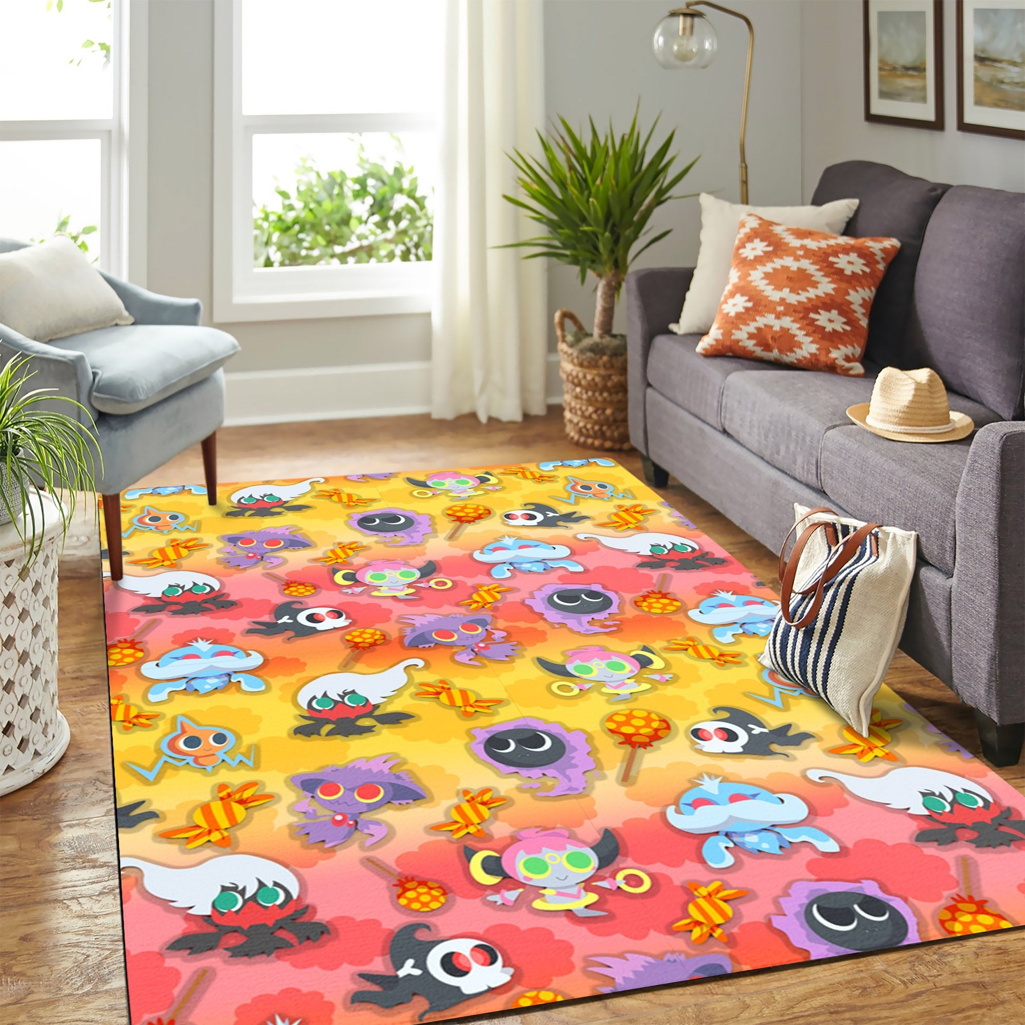 Pokemon Halloween Carpet