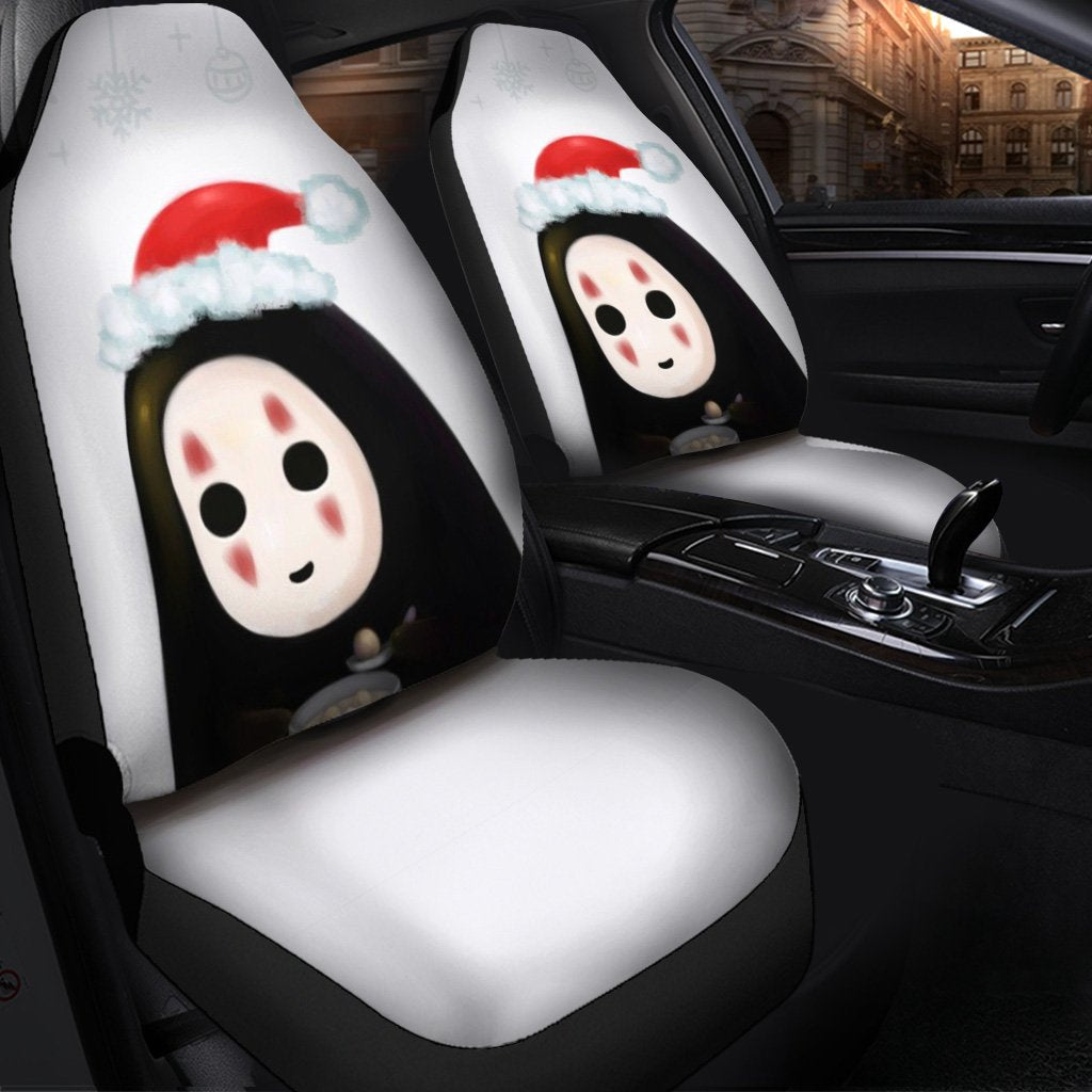 No Face Christmas Seat Cover