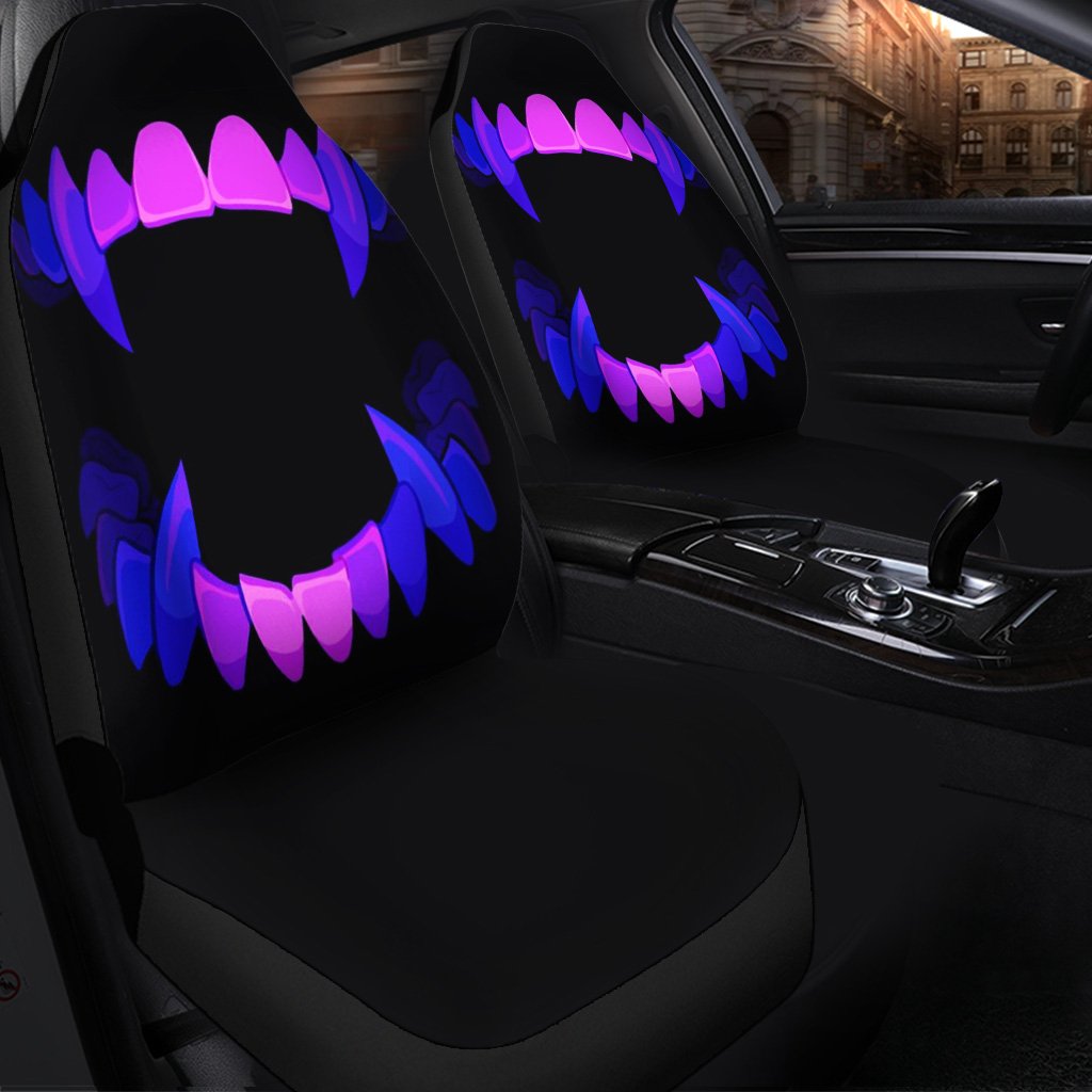 Scary Teeth Seat Cover