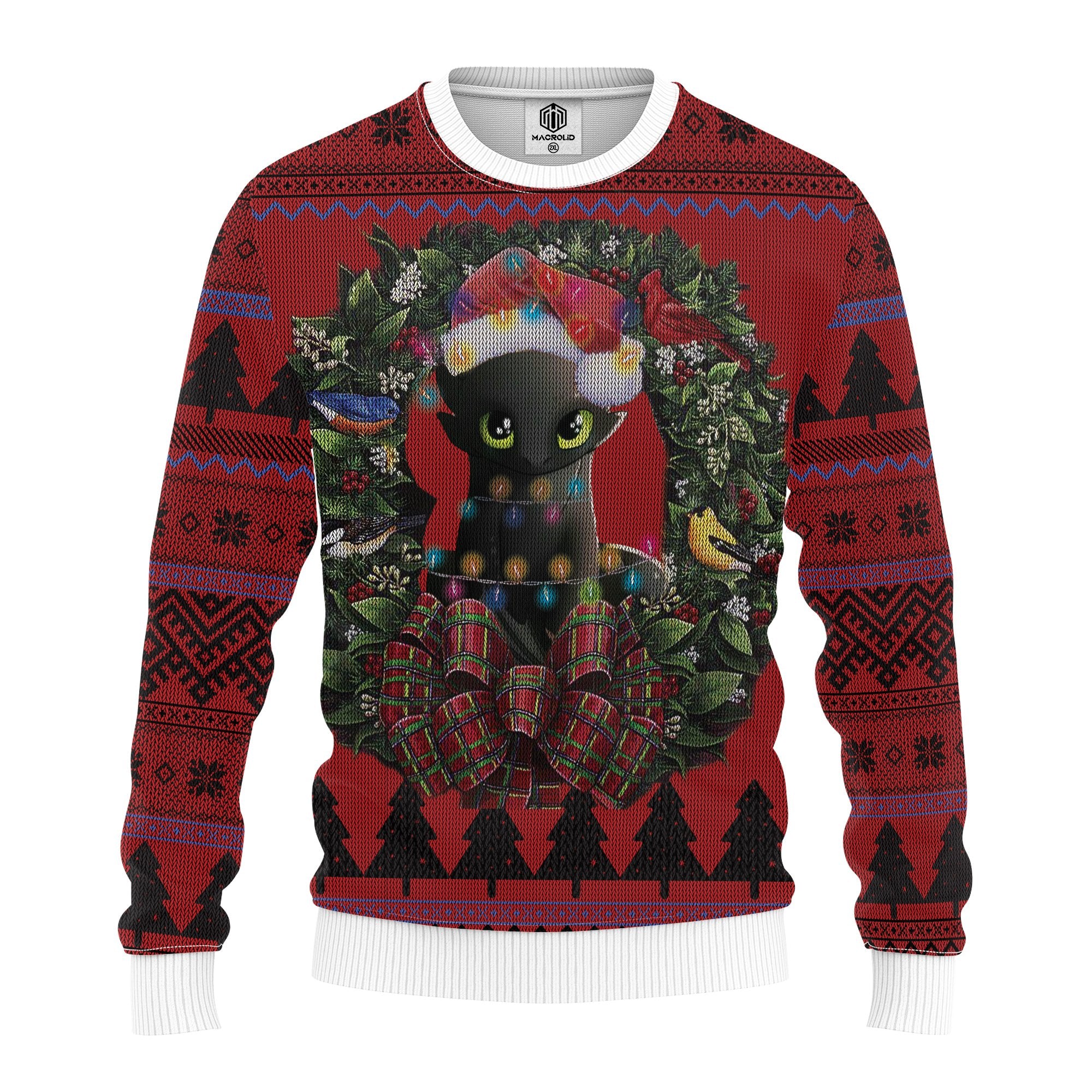 Toothless 1 Åäìý_How To Train Your Dragon Mc Ugly Christmas Sweater Thanksgiving Gift