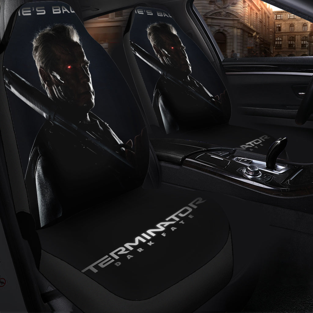 Terminator He Is Back Seat Covers