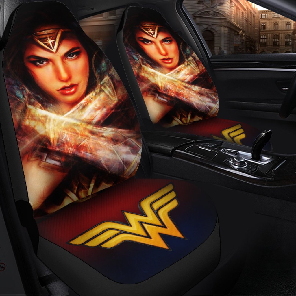 Wonder Woman Art Seat Cover