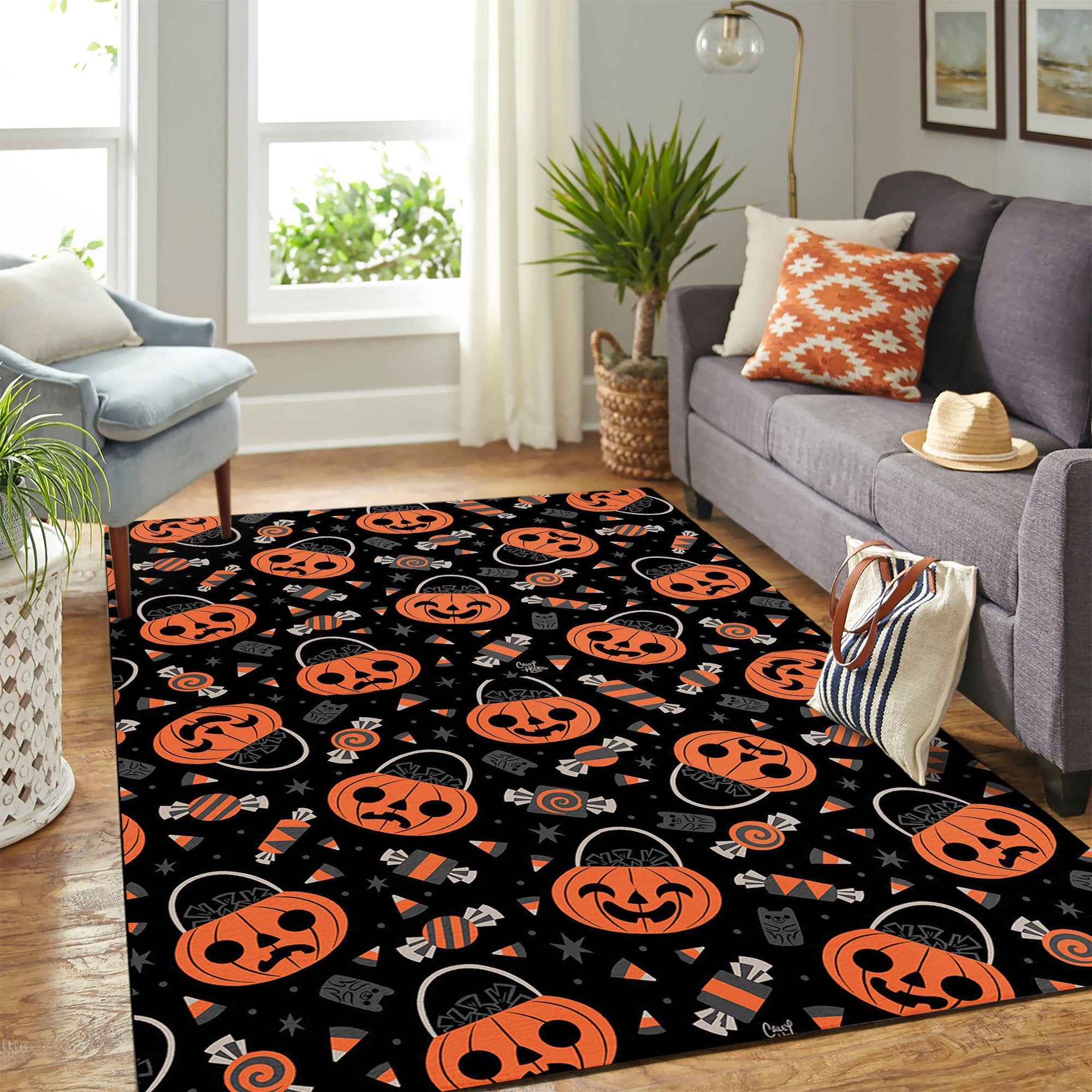 Pumpkin Halloween Carpet