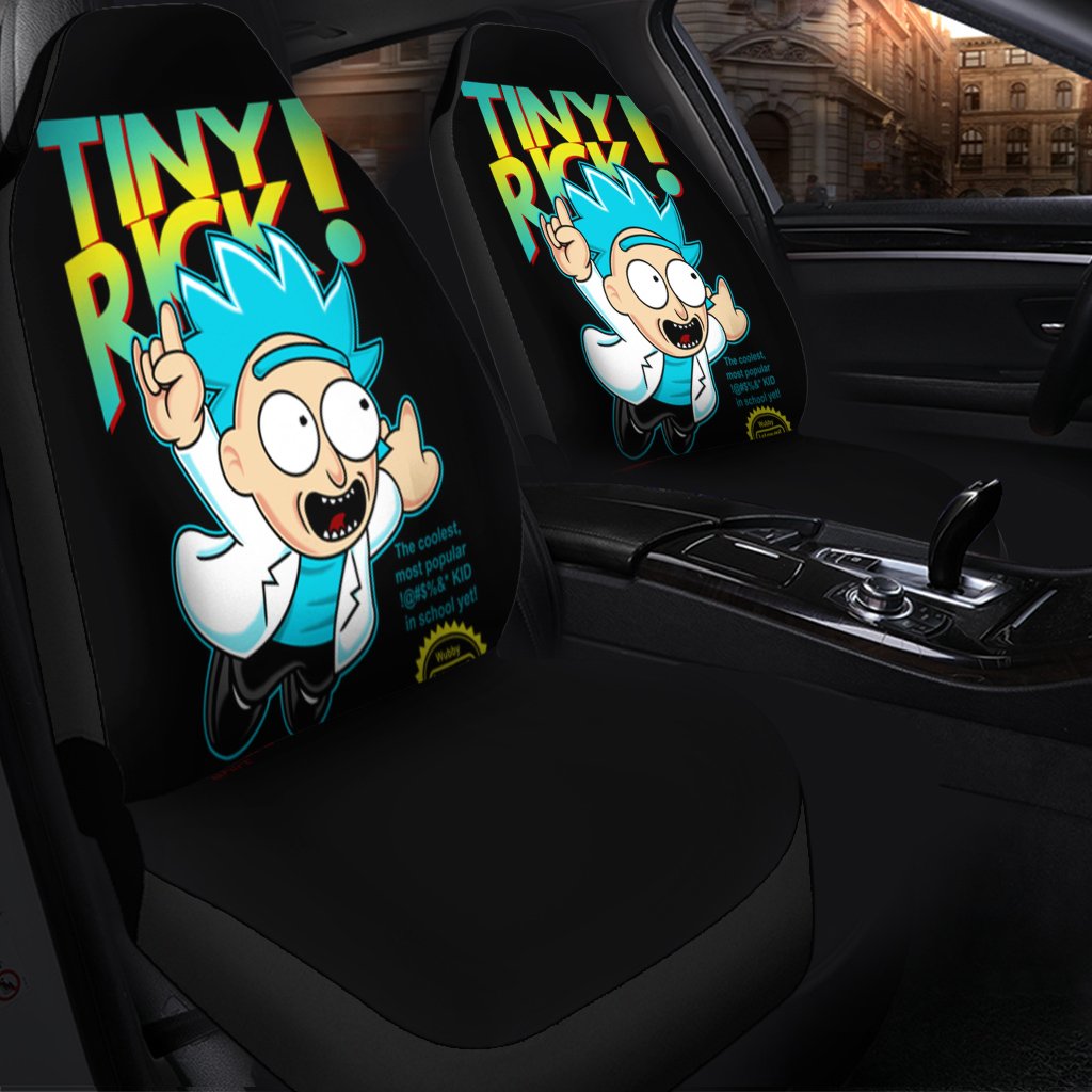 Tiny Funny Rick And Morty Seat Cover