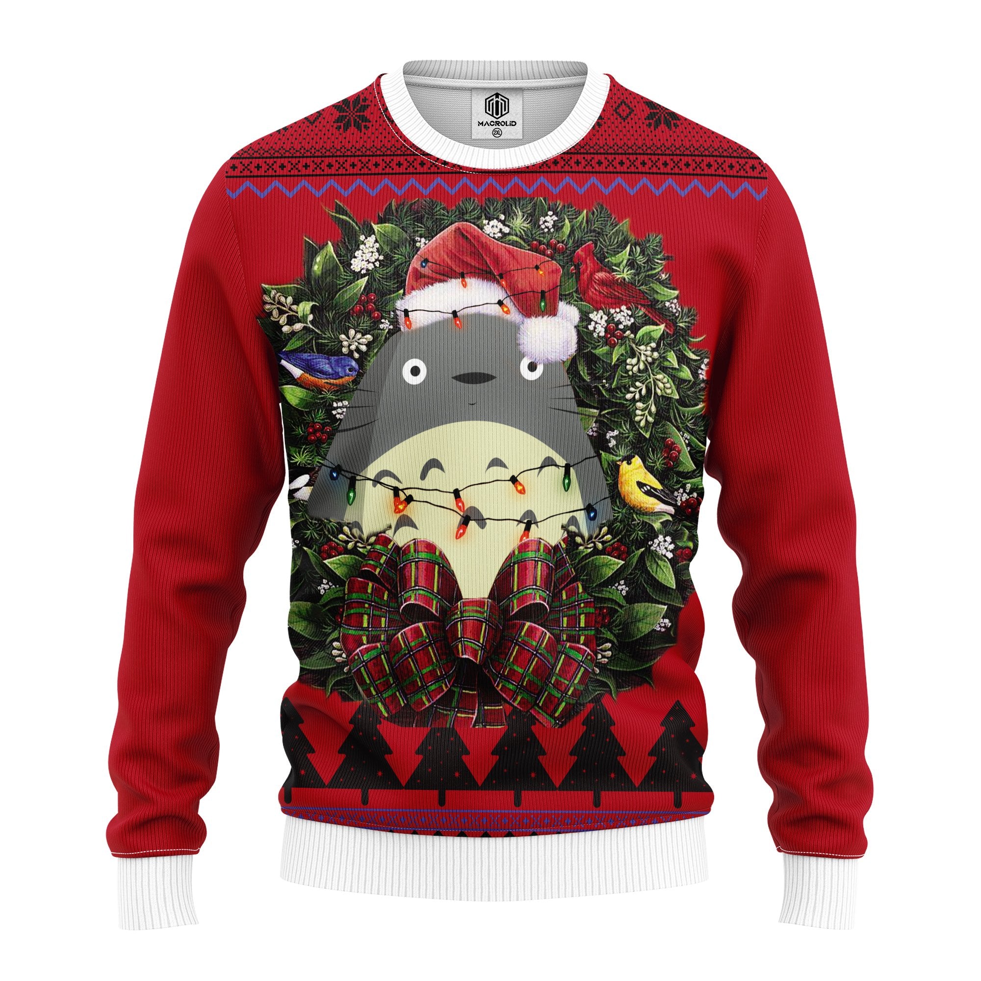 Totoro Noel 1 Mc Ugly Christmas Sweater Thanksgiving Gift