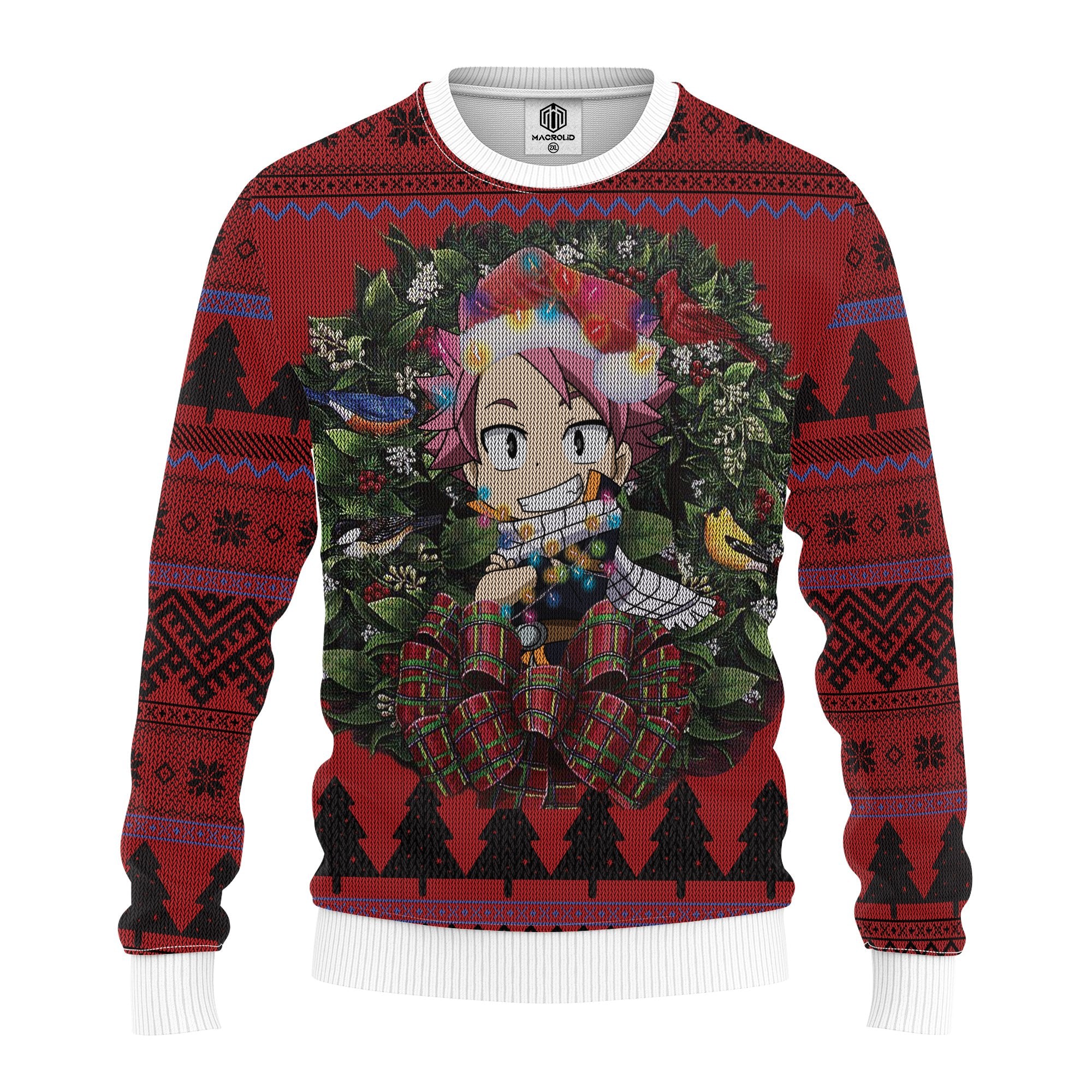 Natsu Fairy Tail Mc Ugly Christmas Sweater Thanksgiving Gift