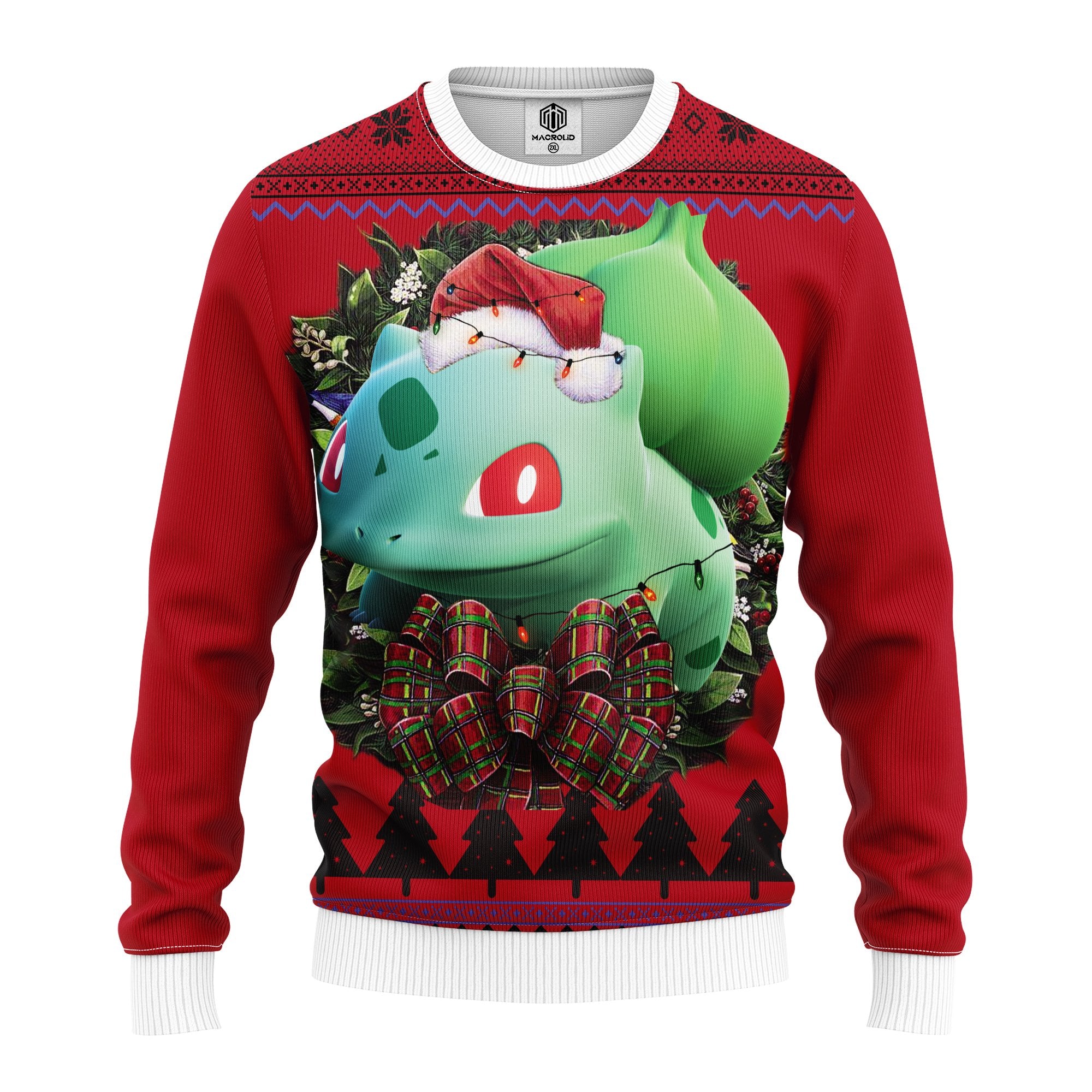 Bulbasaur Pokemon Noel Mc Ugly Christmas Sweater Thanksgiving Gift