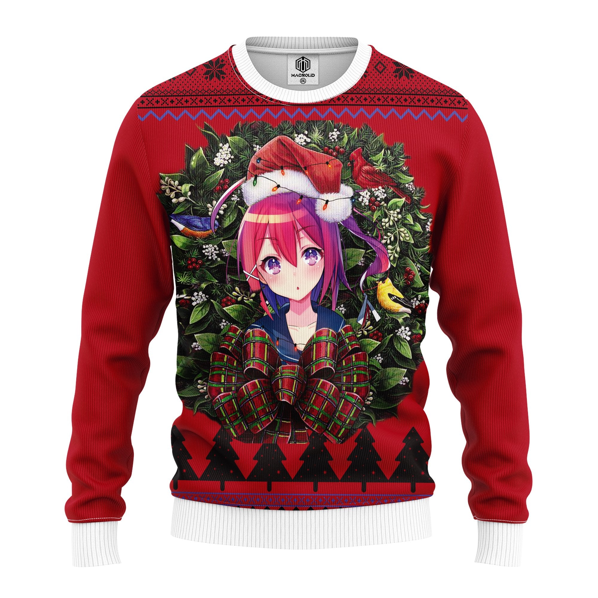 Anime Girl Mc Ugly Christmas Sweater Thanksgiving Gift