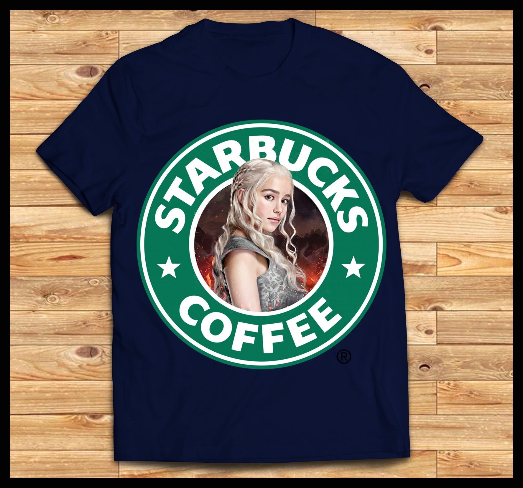 Daenerys Drinking Starbucks Coffee Shirt