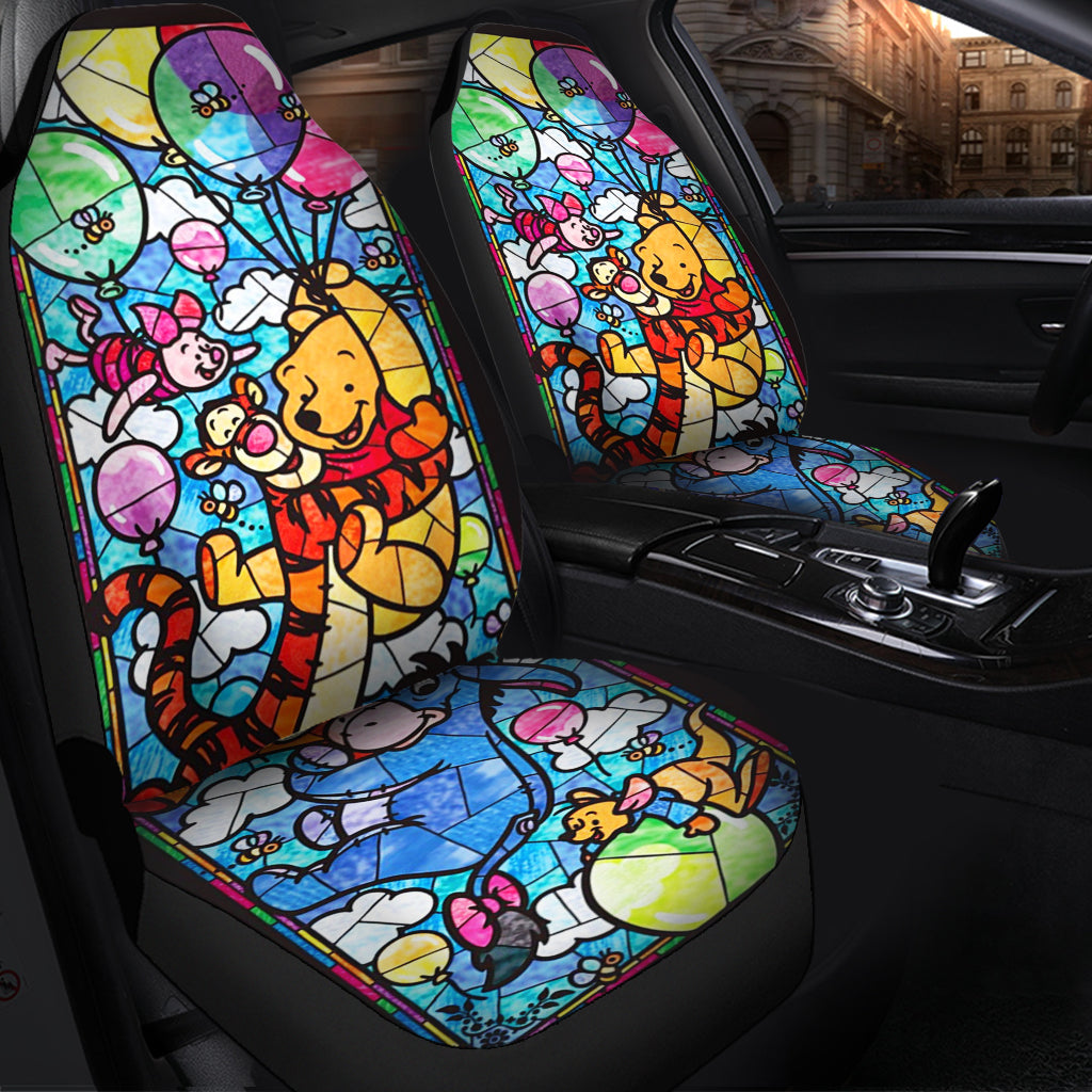 Winnie The Pooh Glass Seat Covers