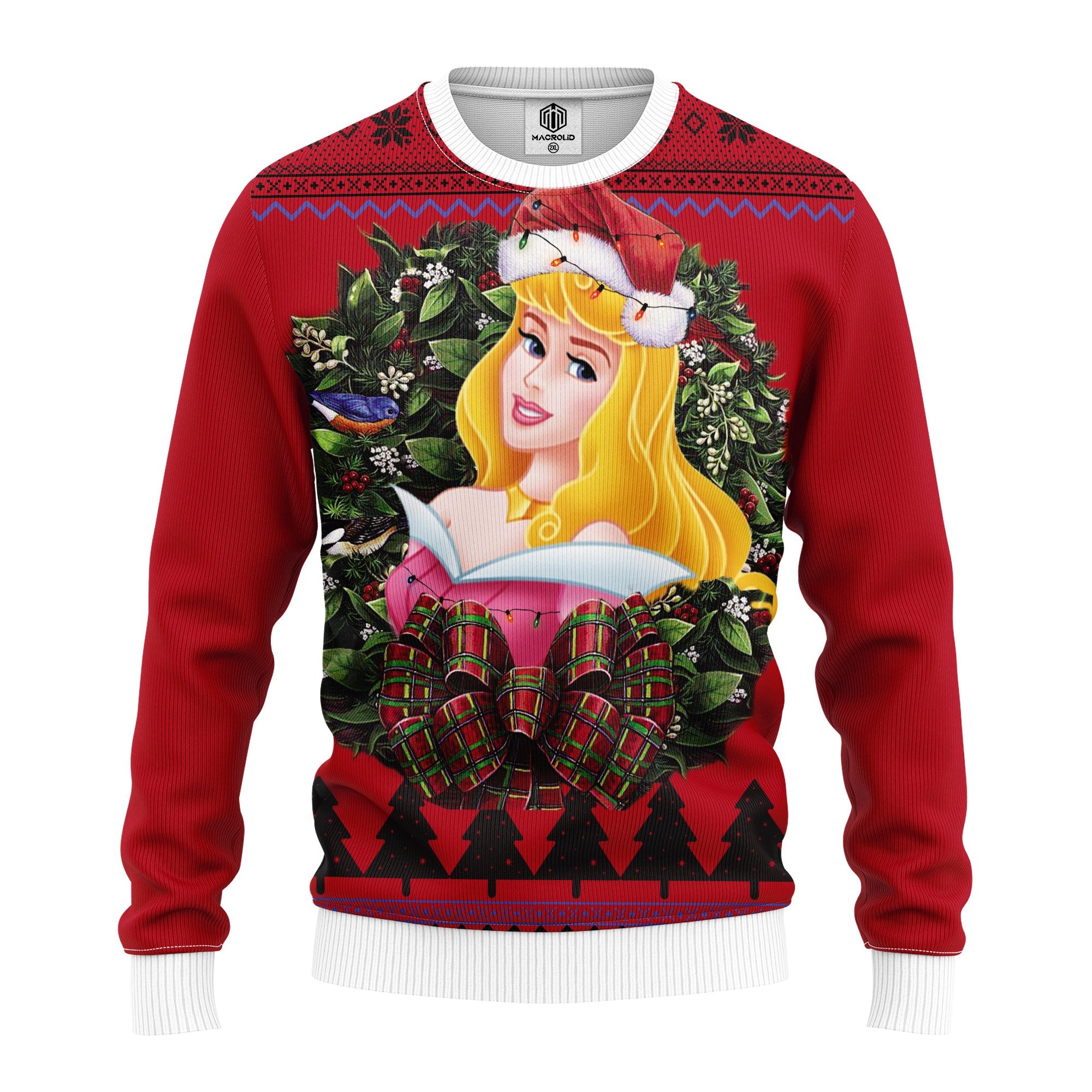 Sleeping Beauty Princess Noel Mc Ugly Christmas Sweater Thanksgiving Gift