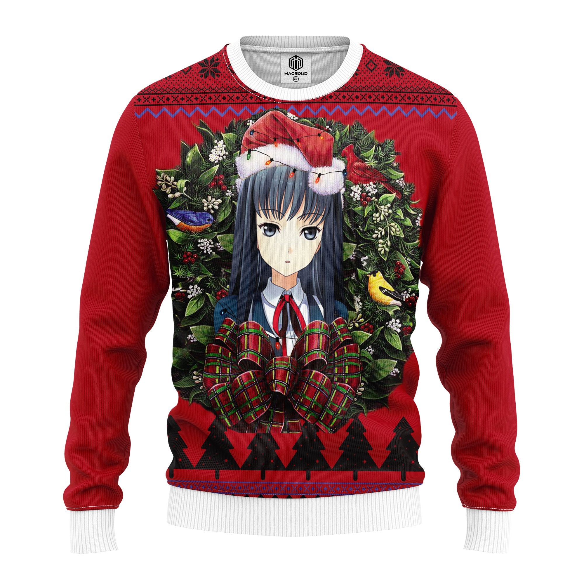 Anime Girl Cute Mc Ugly Christmas Sweater Thanksgiving Gift