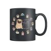 Cute Pug Mug Valentine Gifts Color Coffee Mug