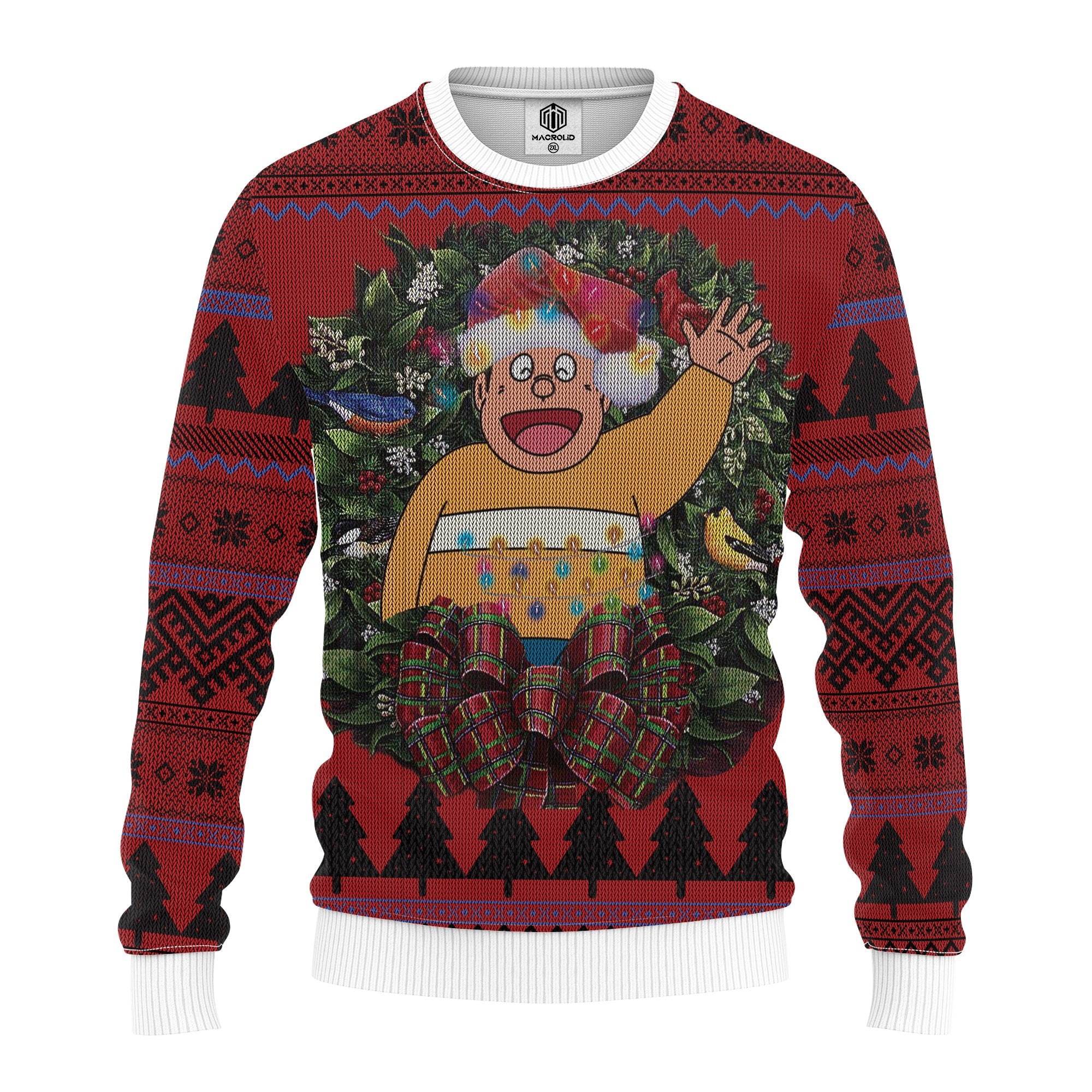 Chaien Doraemon Mc Ugly Christmas Sweater Thanksgiving Gift