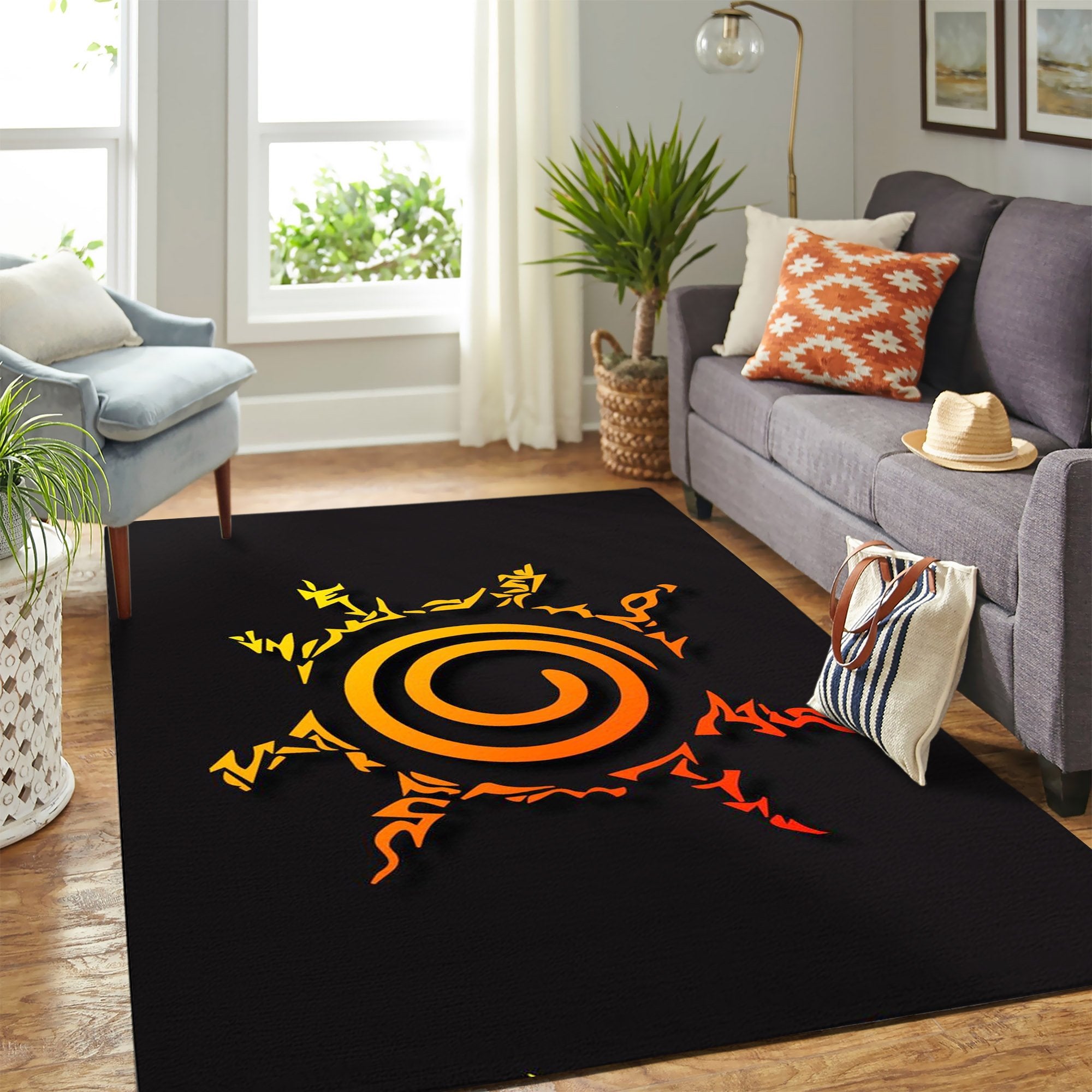 Naruto Shield Carpet Rug