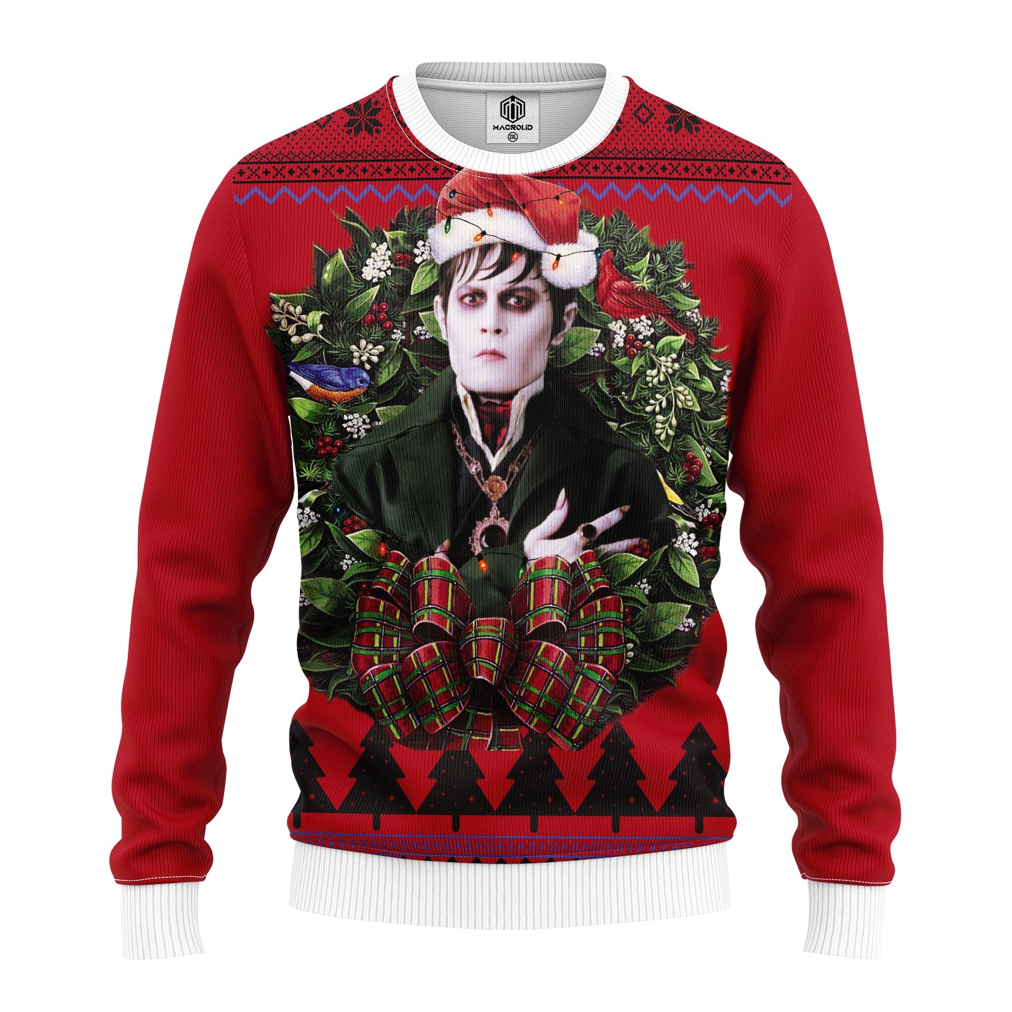 Barnabas Collins Dark Shadows Noel Mc Ugly Christmas Sweater Thanksgiving Gift