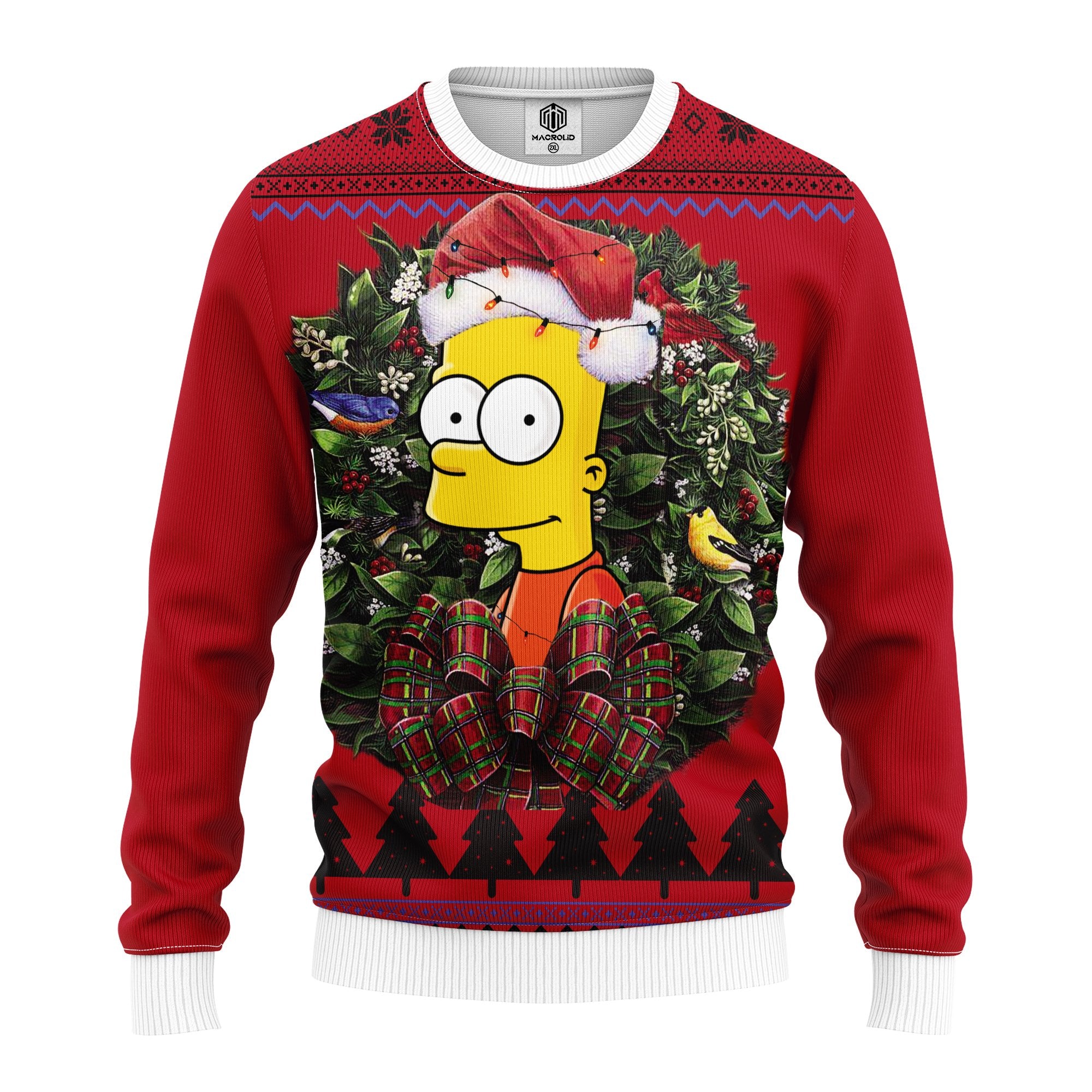 Bart Simpson The Simpson Noel Mc Ugly Christmas Sweater Thanksgiving Gift