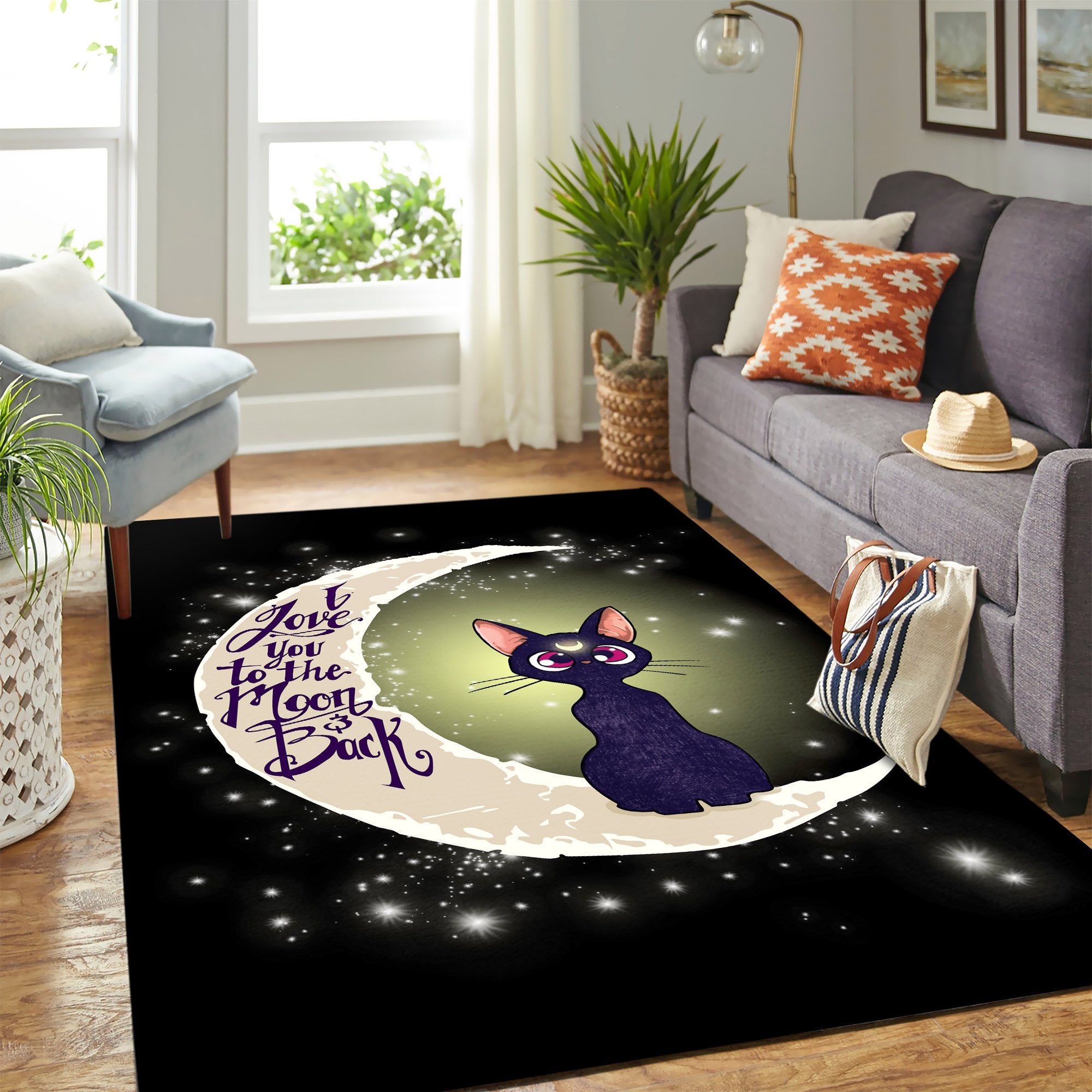 Jiji Cat Moon Carpet