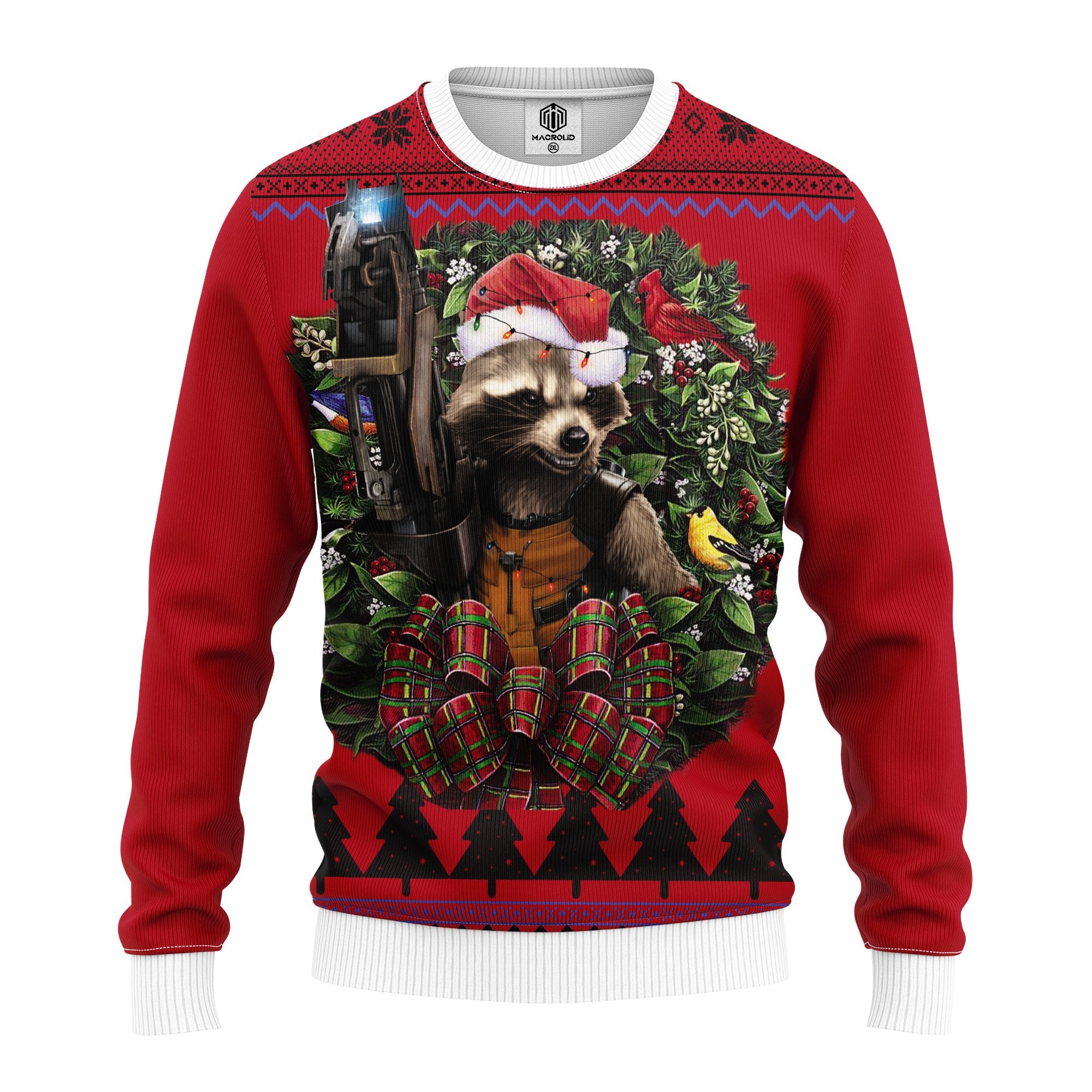 Guardians Of The Galaxy Rocket Racoon Noel Mc Ugly Christmas Sweater Thanksgiving Gift