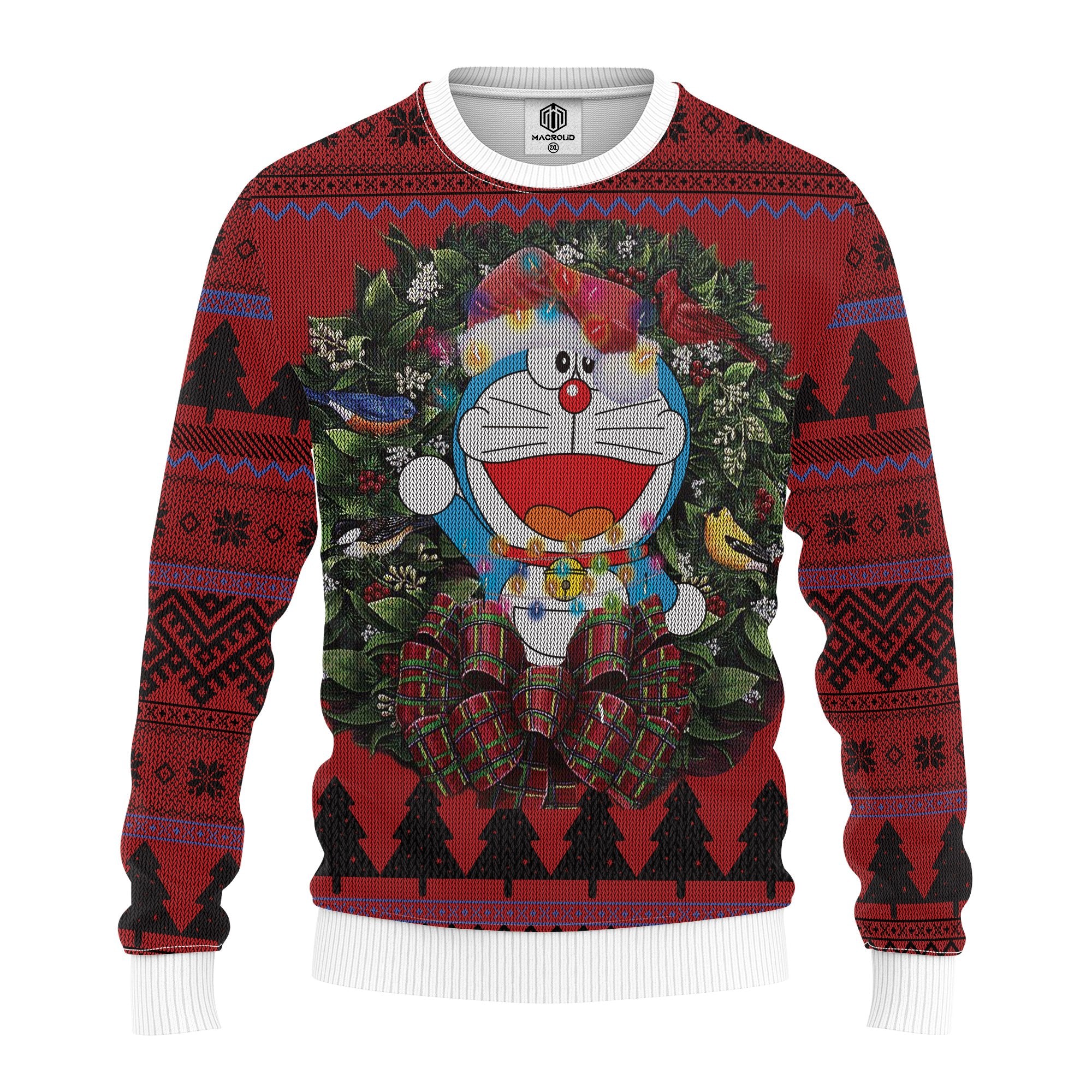 Doreamon Mc Ugly Christmas Sweater Thanksgiving Gift