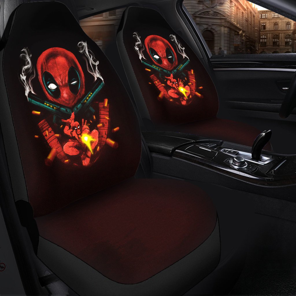 Deadpool Gun Seat Cover