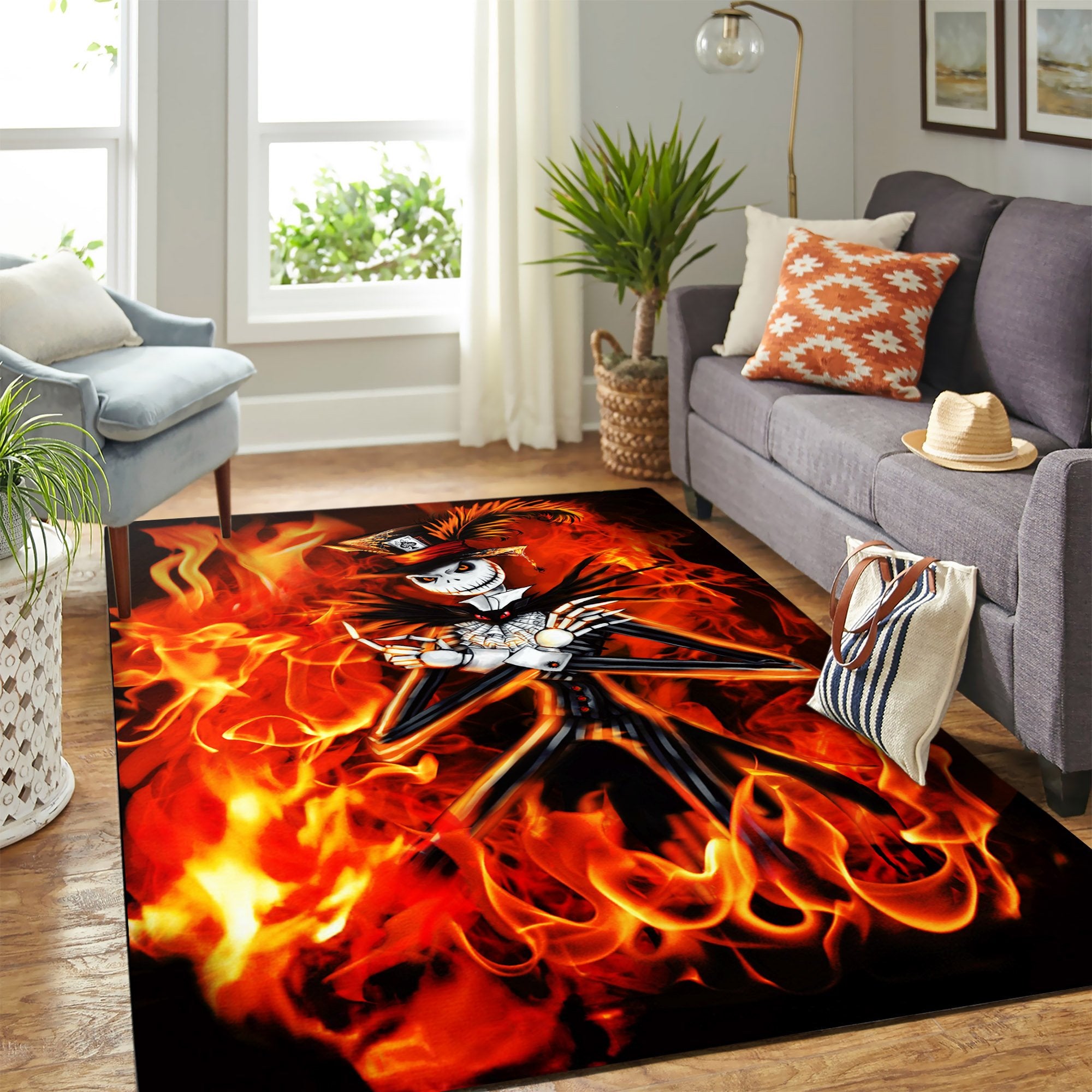 Jack Fire Carpet Rug