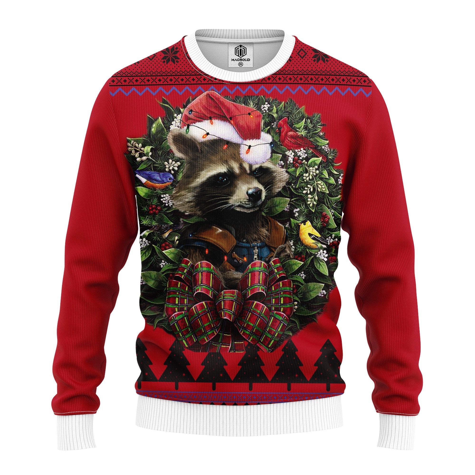 Rocket Racoon Noel Mc Ugly Christmas Sweater Thanksgiving Gift