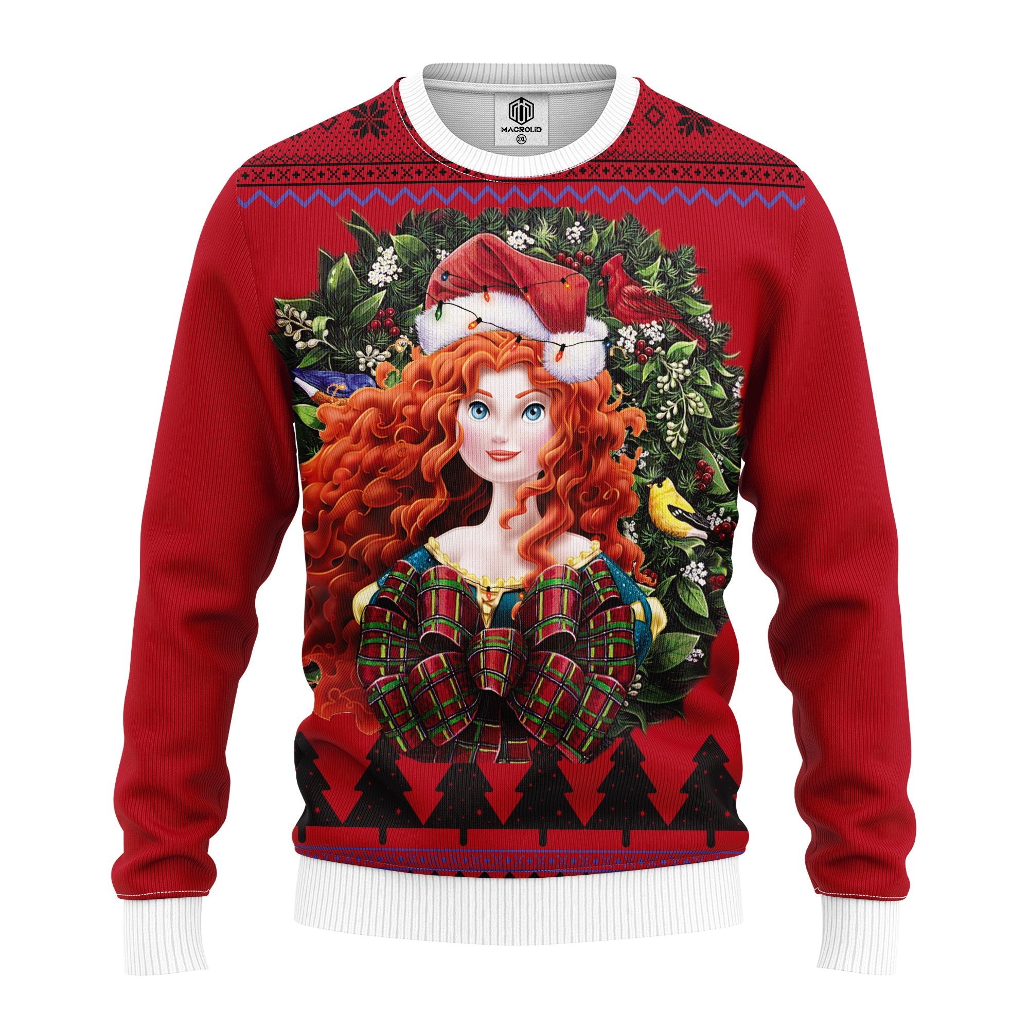 Brave Princess Noel Mc Ugly Christmas Sweater Thanksgiving Gift