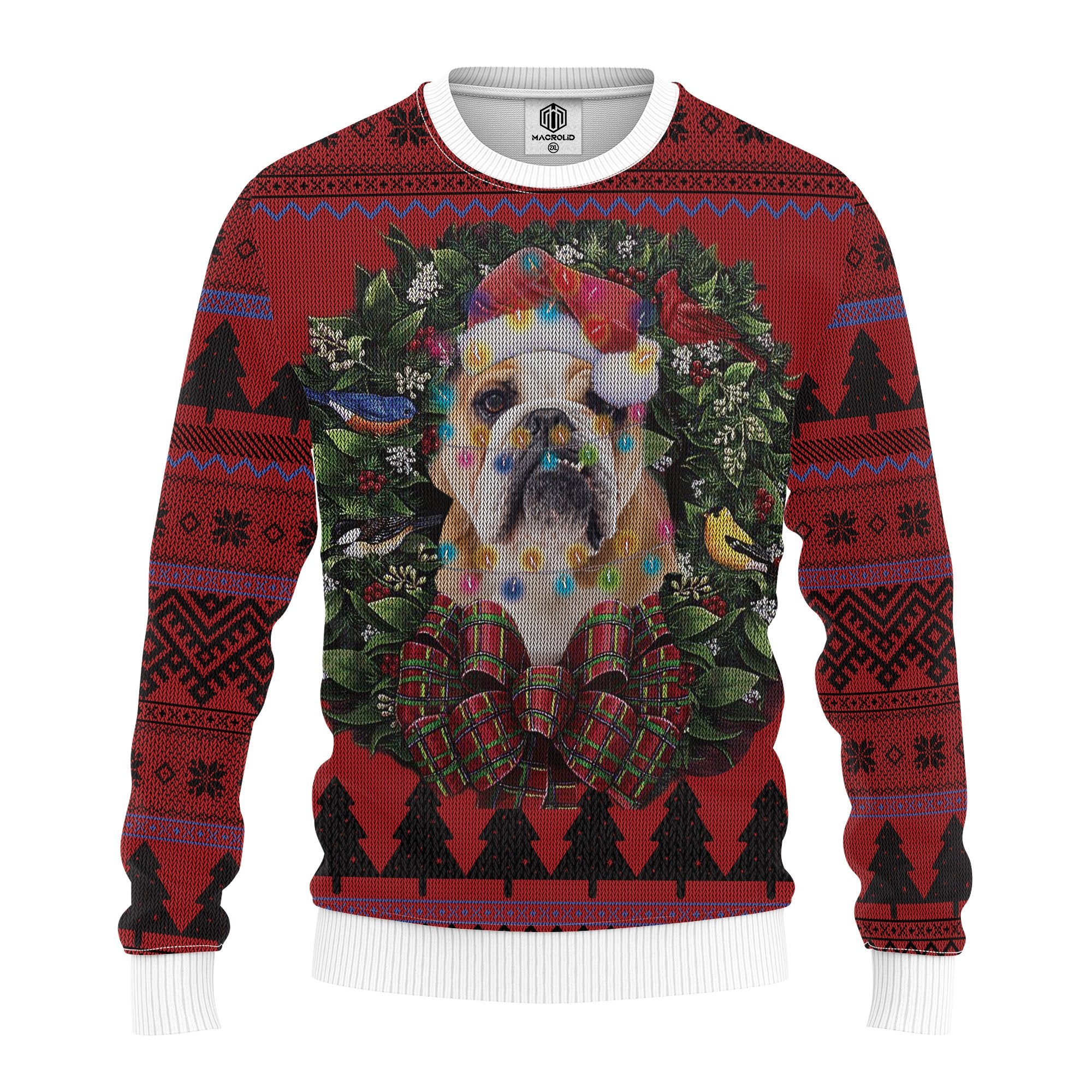 Bulldog Mc Ugly Christmas Sweater Thanksgiving Gift