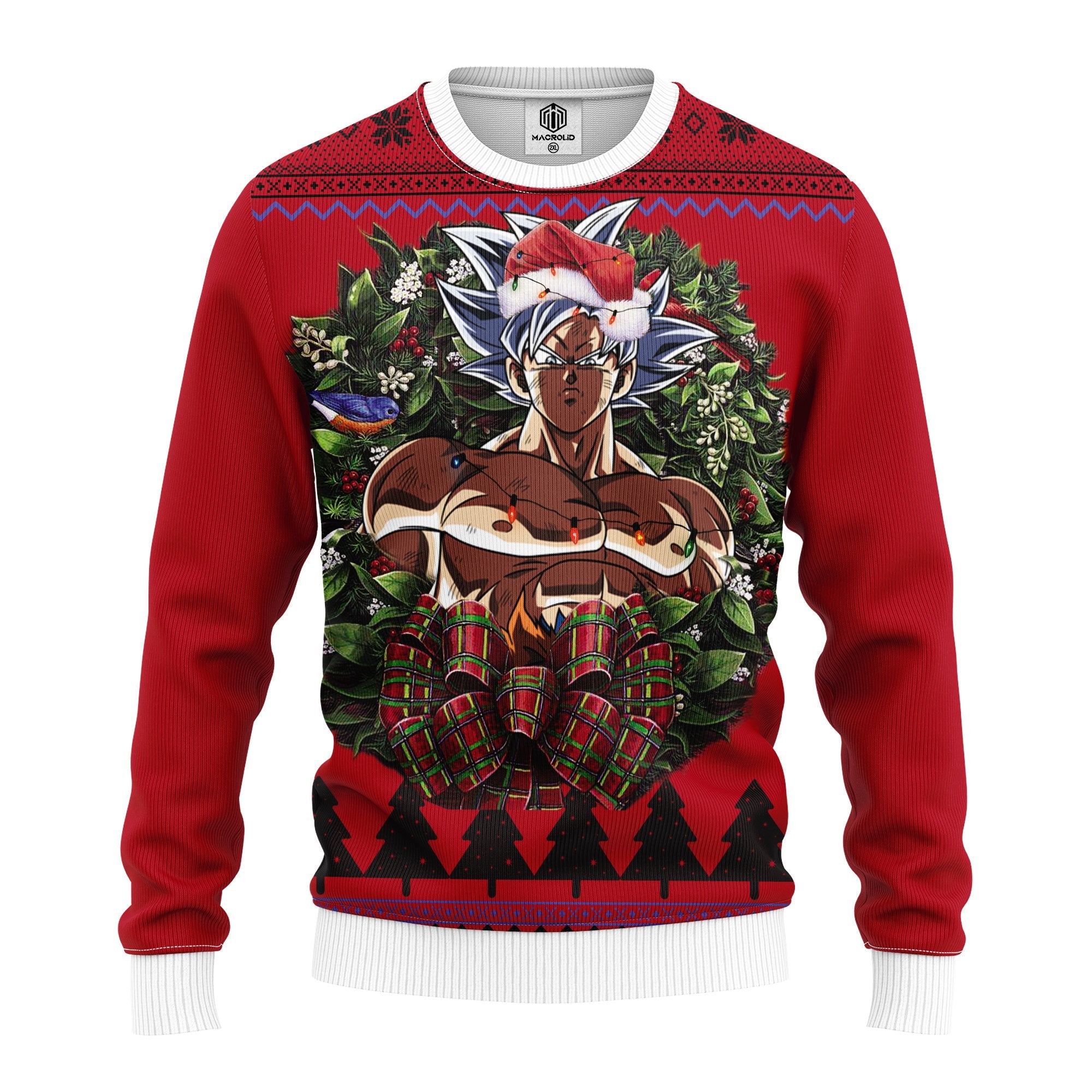 Ultra Instinct Goku Noel Mc Ugly Christmas Sweater Thanksgiving Gift